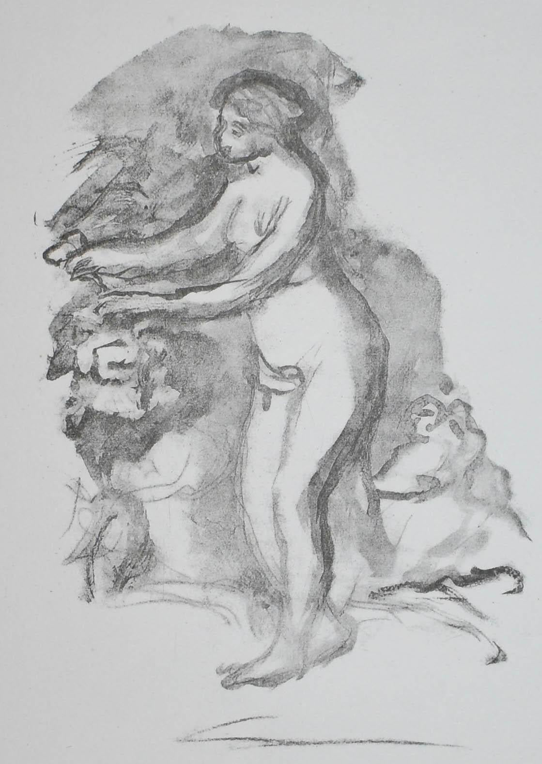 Femme au cep de Vigne (Woman by the Grape Vine) - Print by Pierre-Auguste Renoir