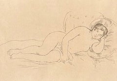 Femme nue couché, tournée a droite (Liegender weiblicher Akt, nach rechts gedreht)