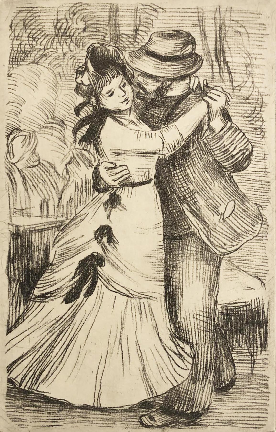 La Danse a la Campagne (2nd Plate) - Print by Pierre-Auguste Renoir
