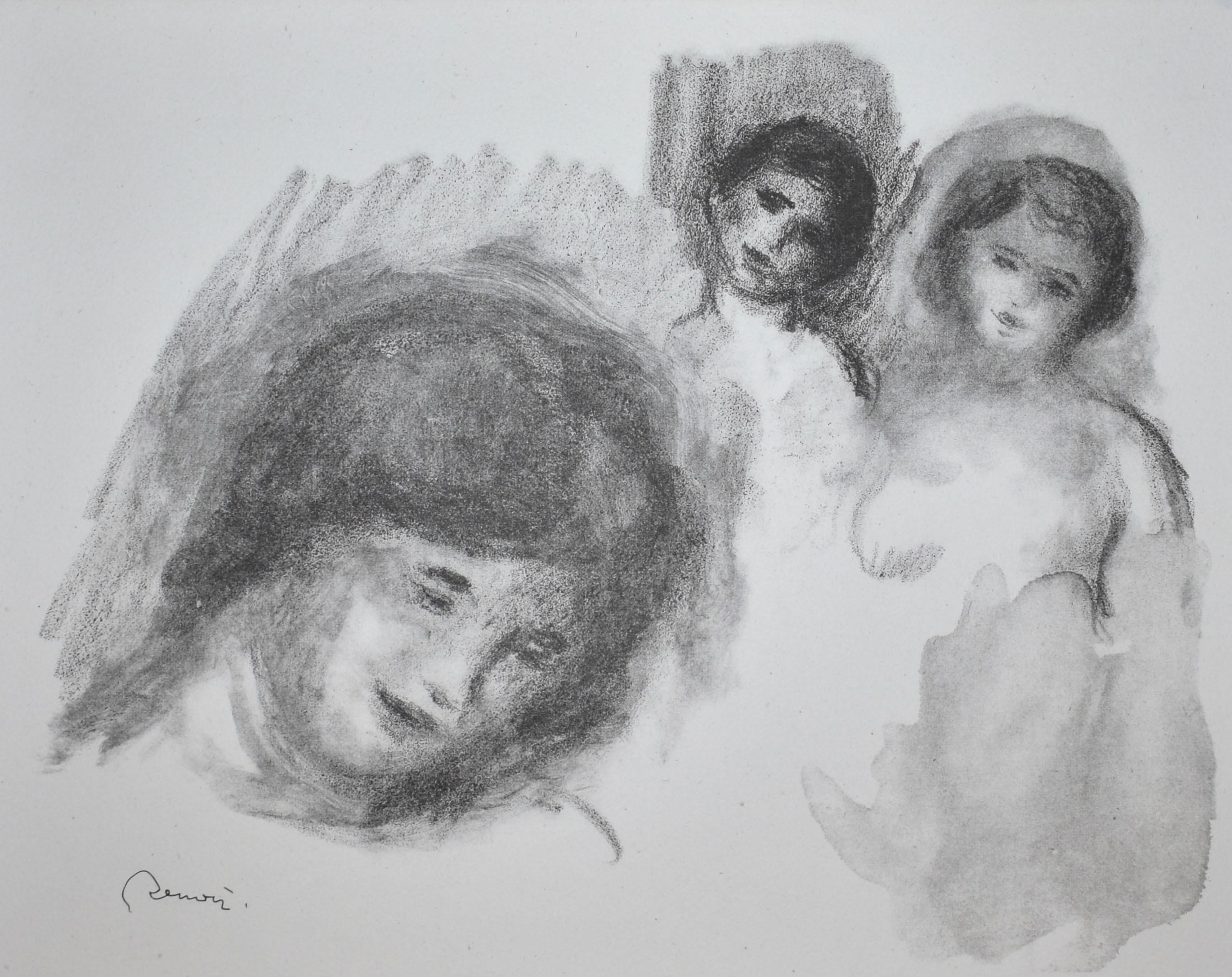 La Pierre au Trois Croquis - Print by Pierre-Auguste Renoir