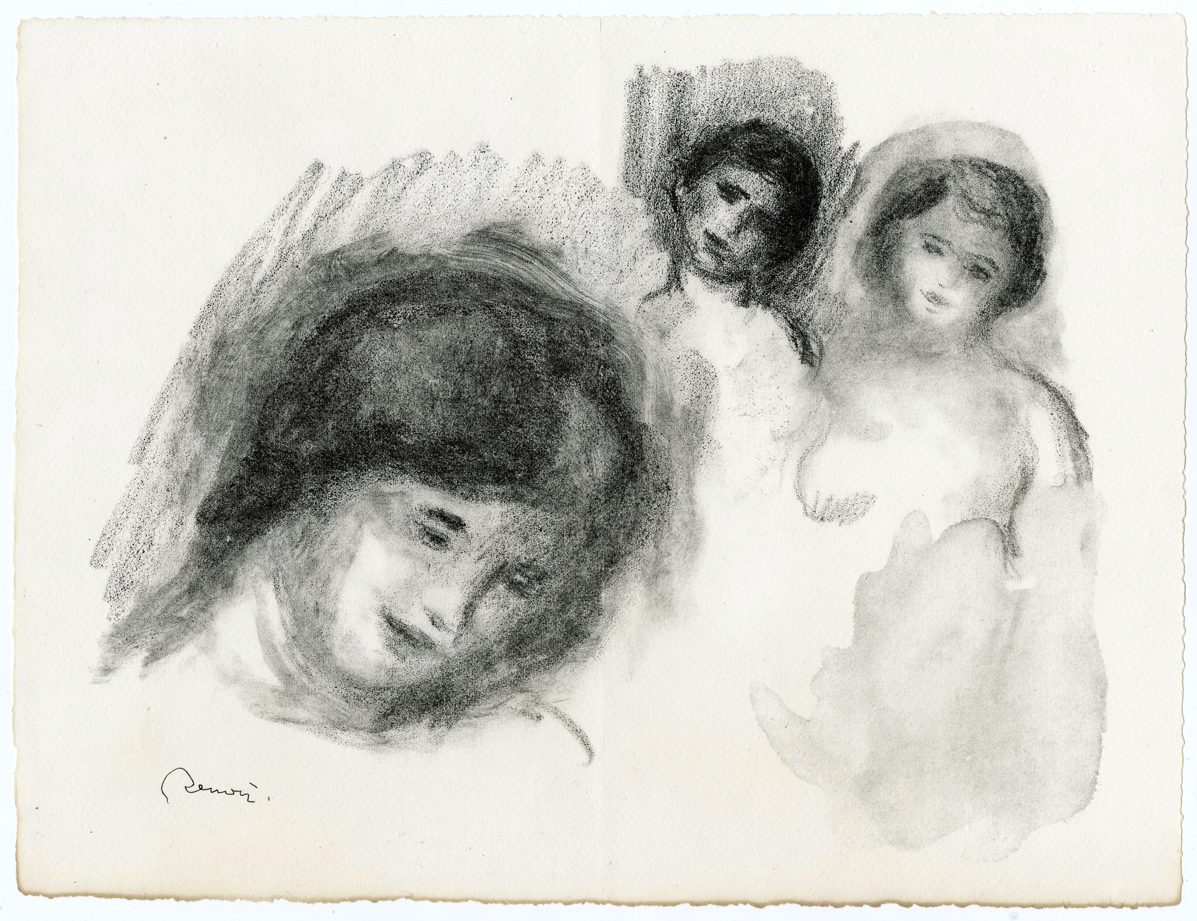 La Pierre aux Trois Croquis - Print by Pierre-Auguste Renoir