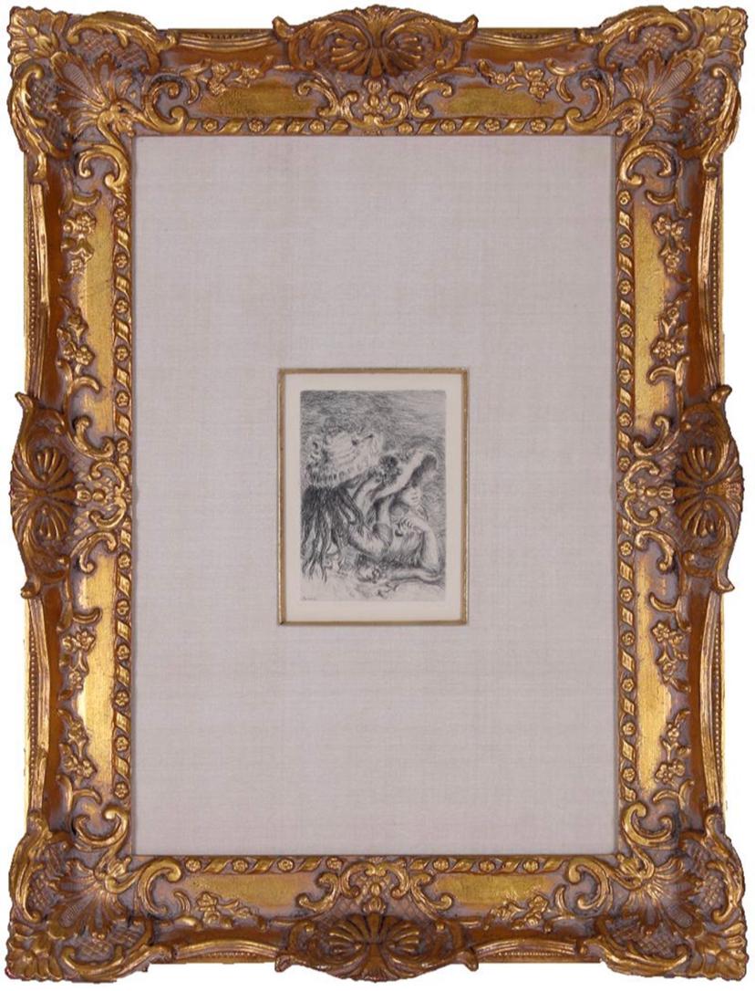 “Le Chapeau Epingle” - Print by Pierre-Auguste Renoir