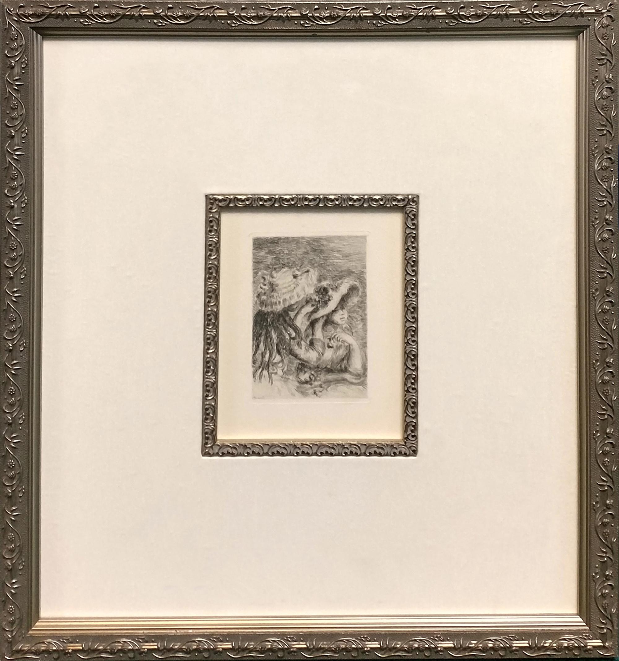 LE CHAPEAU EPINGLE - Print by Pierre-Auguste Renoir