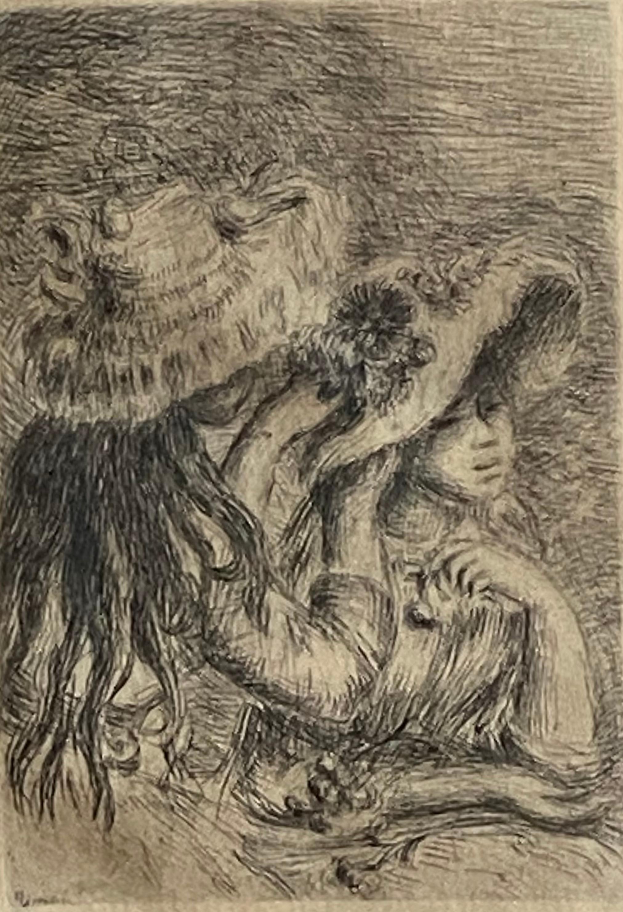 “Le Chapeau Epingle” - Impressionist Print by Pierre-Auguste Renoir