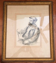 Pierre-Auguste Renoir (1841-1919) "Louis Valtat" Lithograph, circa 1904