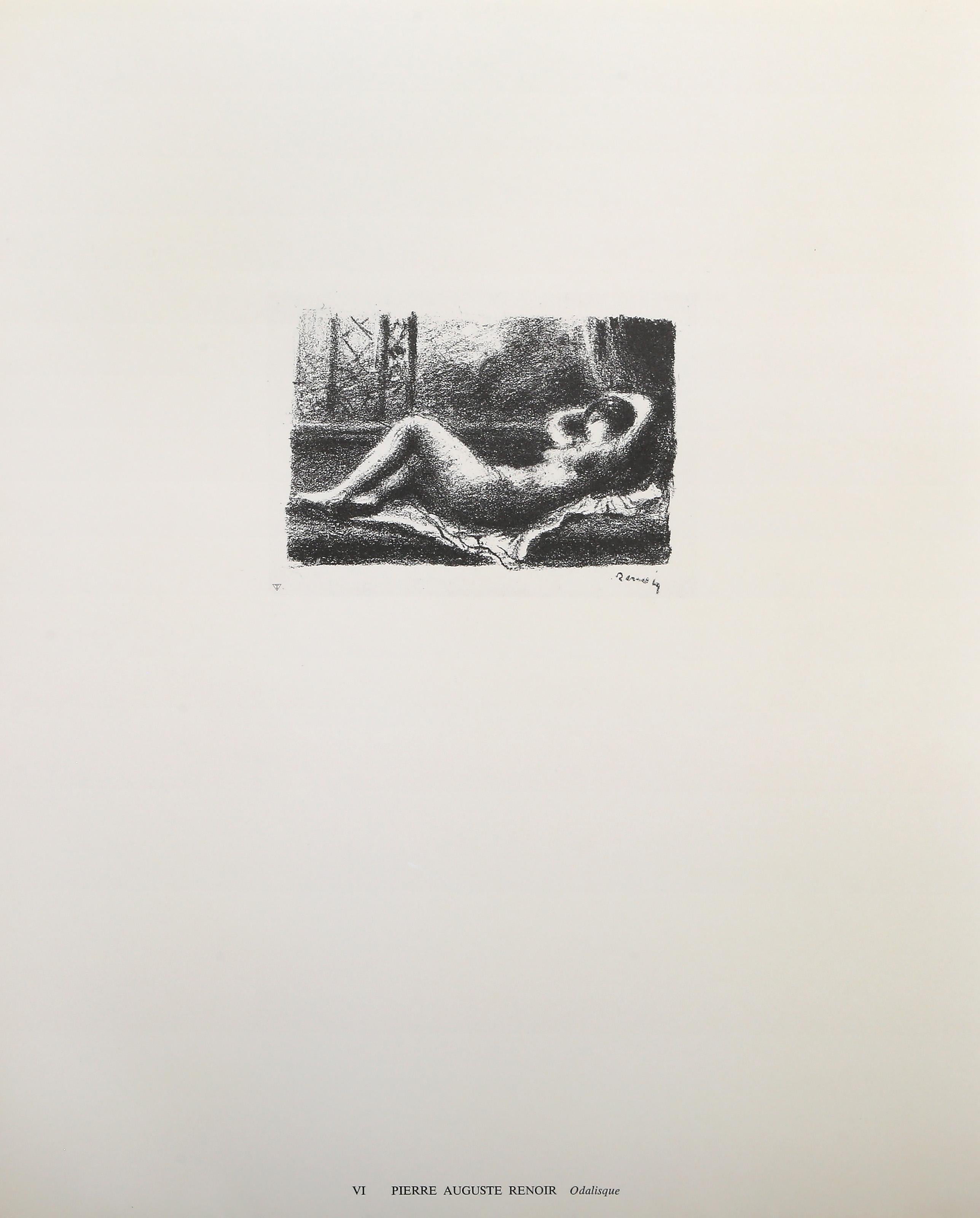 Odaliske, impressionistischer Lichtdruck nach Pierre-Auguste Renoir im Angebot 3