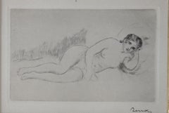 Pierre-Auguste Renoir -- Femme nue couchée (tournée à droite)