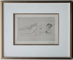 Pierre-Auguste Renoir -- Femme nue couchée (tournée à droite)