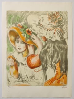 Pierre-Auguste Renoir -- Pinning the Hat (Le Chapeau épinglé)