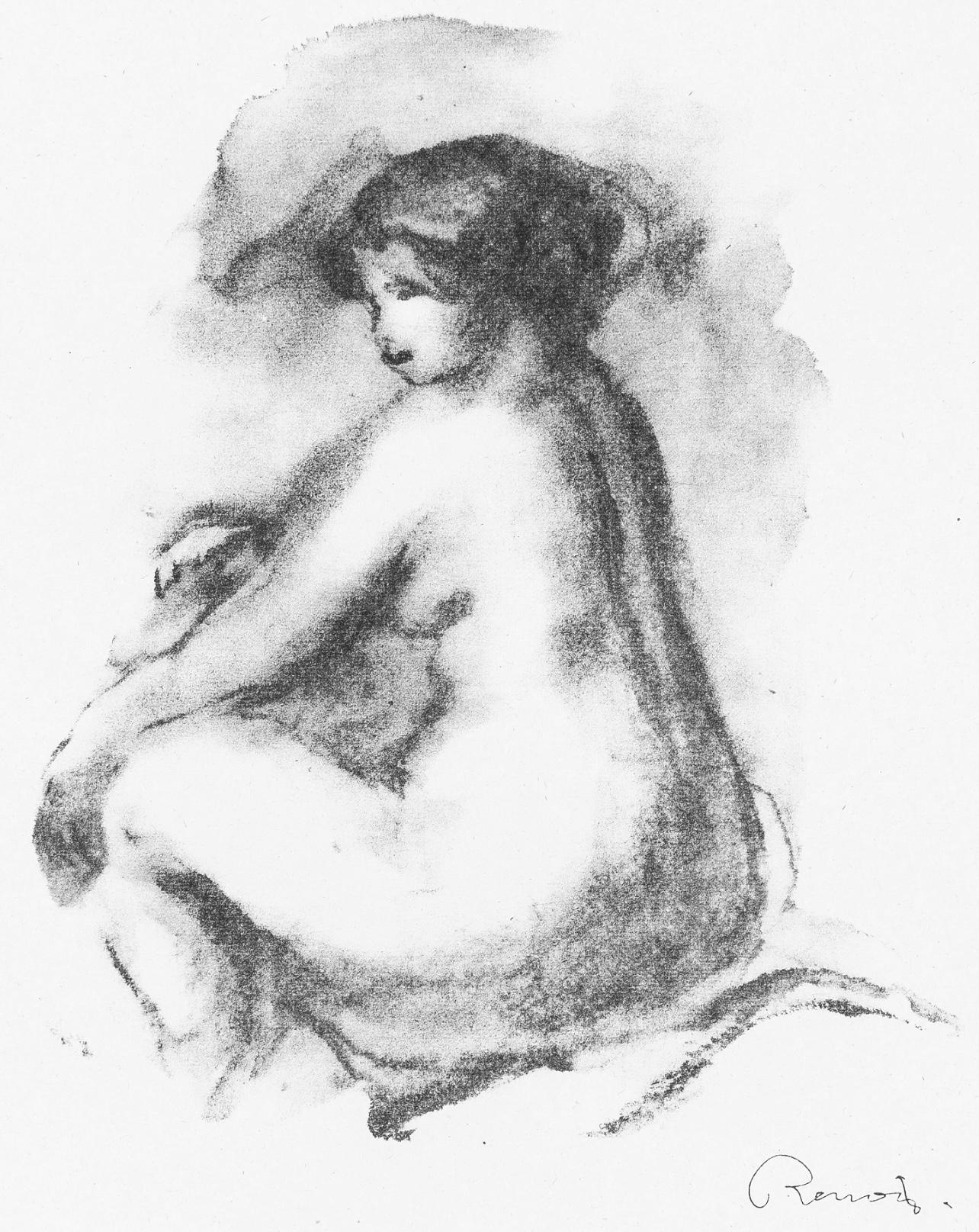 Pierre-Auguste Renoir, Seated Nude Woman, 1951 (after)