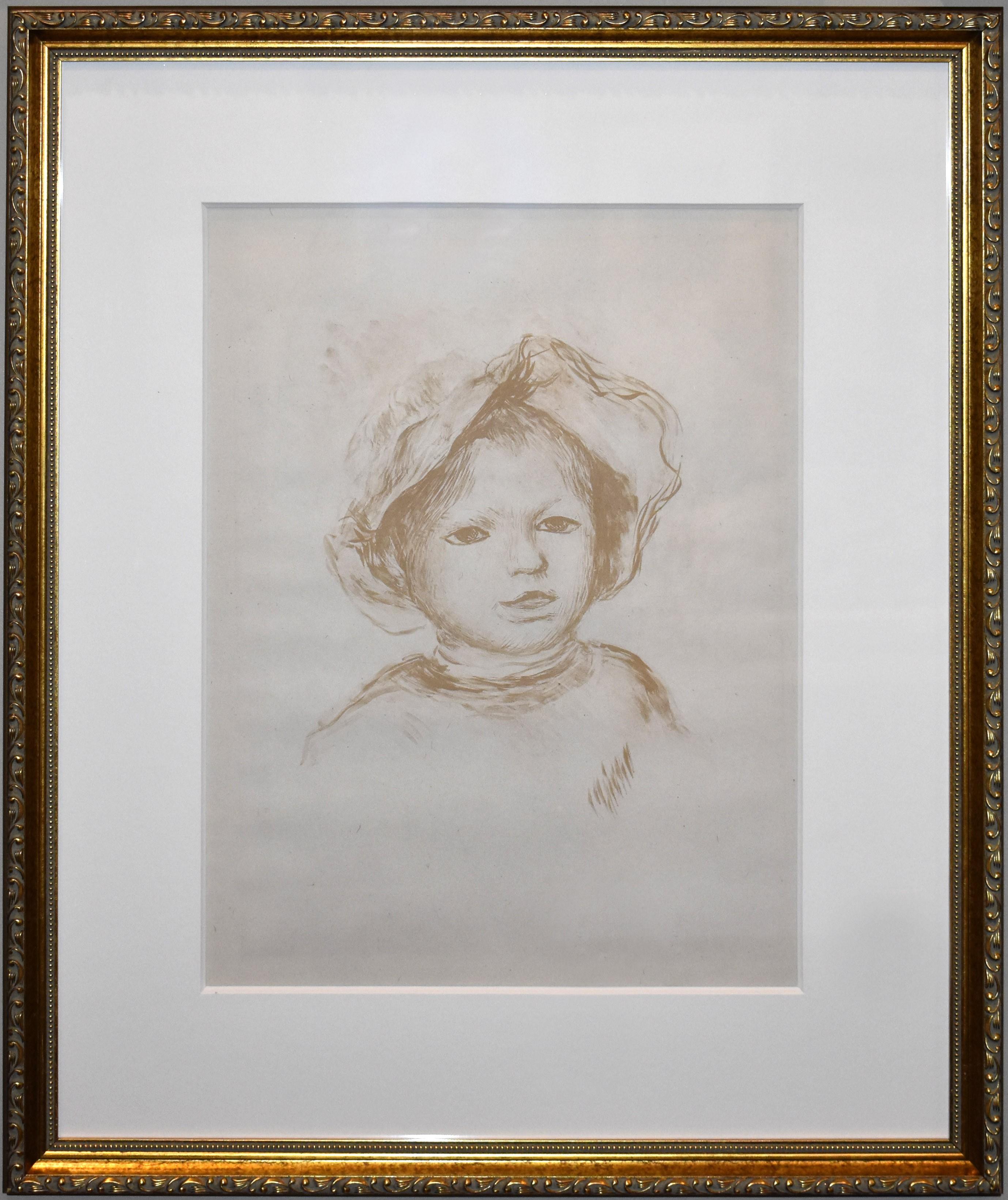 Pierre-Auguste Renoir Portrait Print - Pierre Renoir, de face