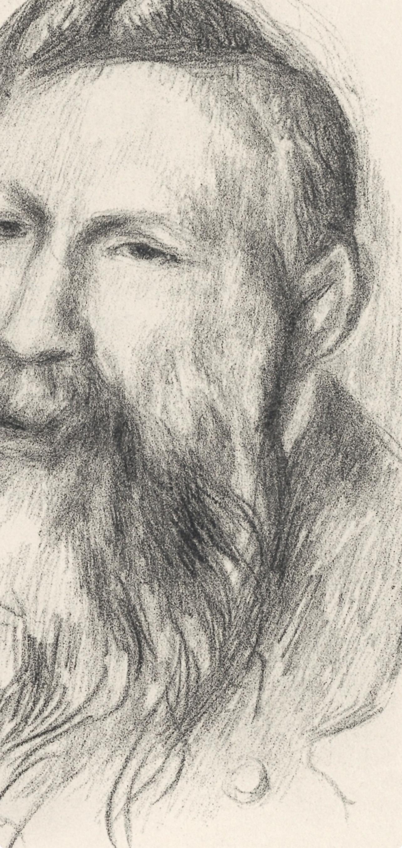 Renoir, Auguste Rodin, Las litografías de Renoir (after) - Landscape Print Beige de Pierre-Auguste Renoir