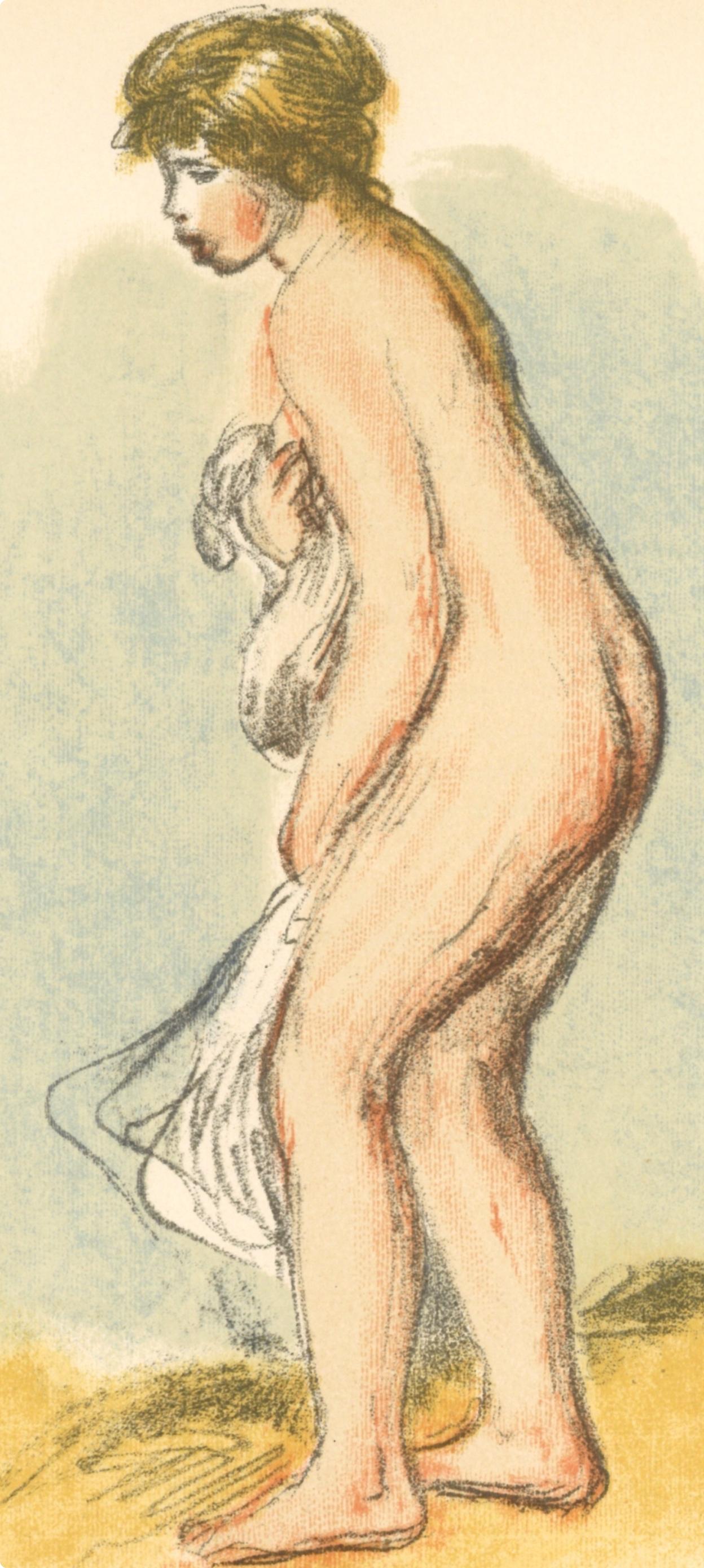 Renoir, Baigneuse debout, Les Lithographies de Renoir (después) - Print de Pierre-Auguste Renoir