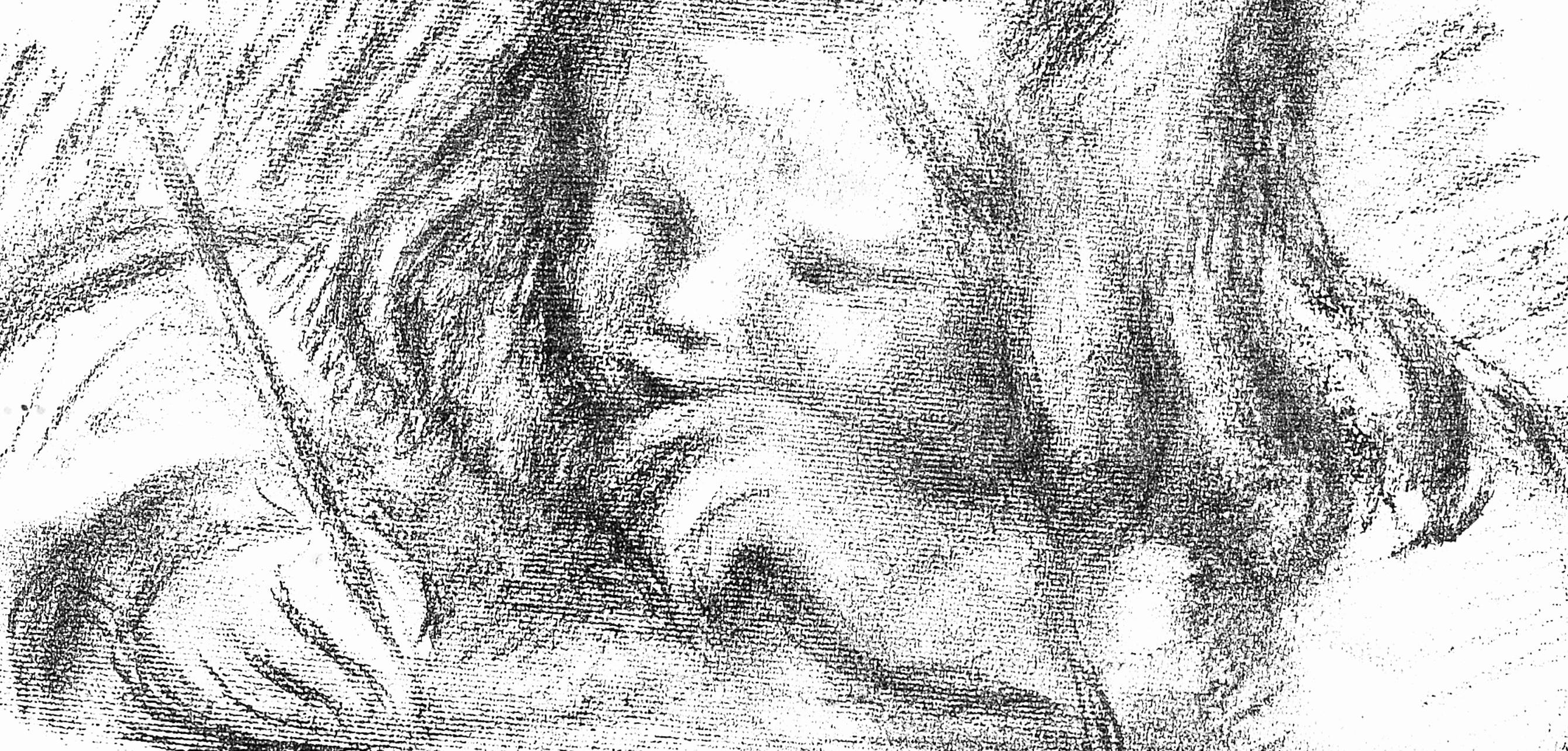 Renoir (tariff free*), Claude Renoir écrivant (after) - Print by Pierre-Auguste Renoir