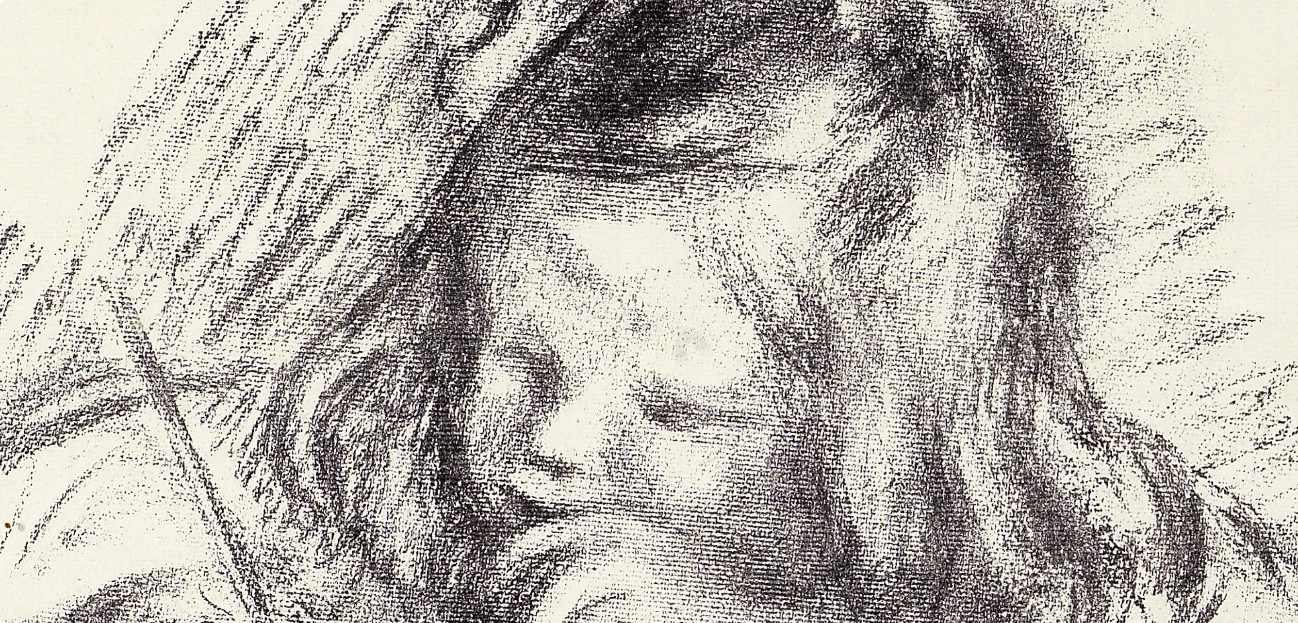 Renoir, Claude Renoir écrivant, Les Lithographies de Renoir (después) - Print Impresionista de Pierre-Auguste Renoir