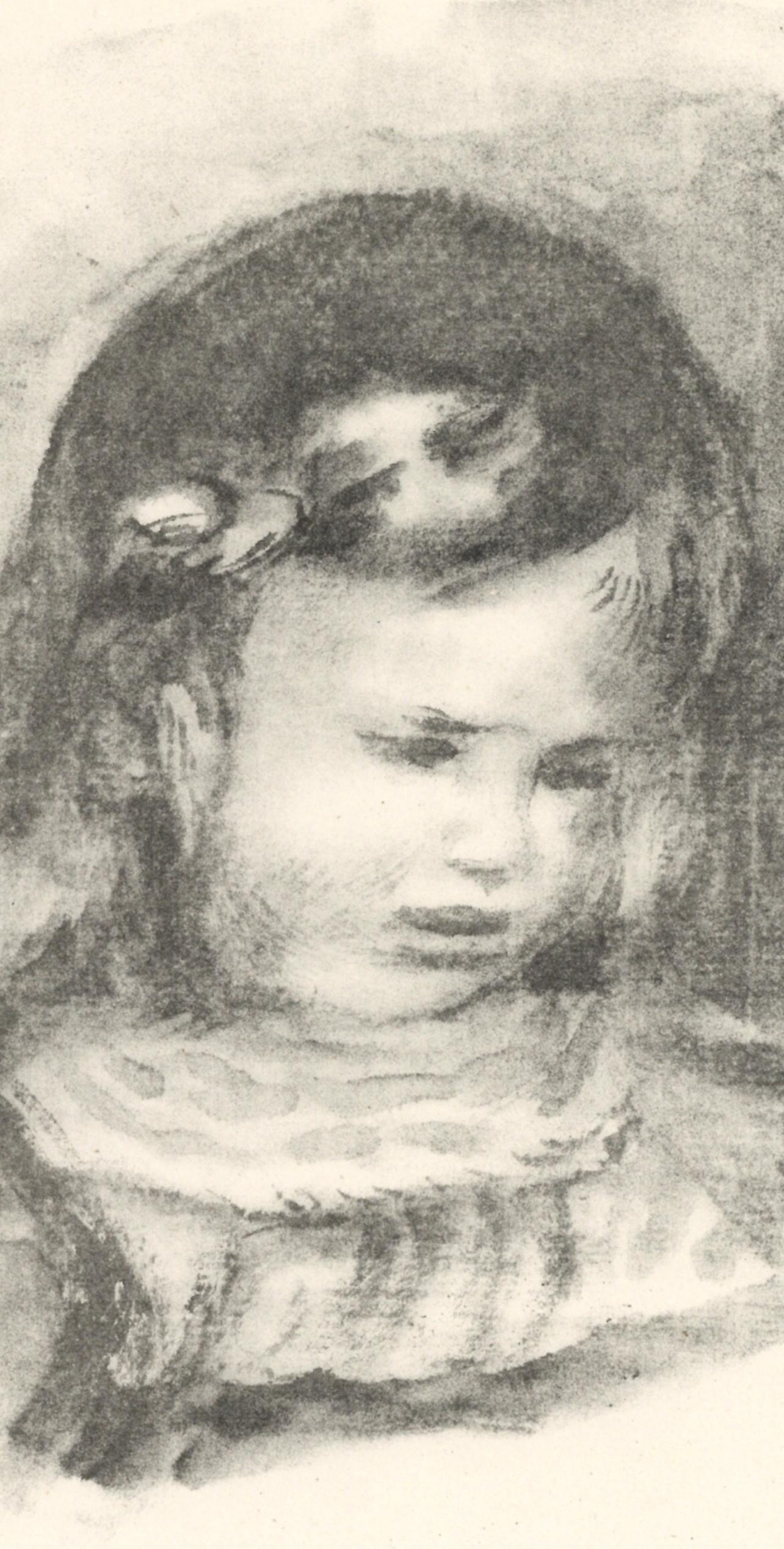 Renoir, Claude Renoir la tête baissée, Les Lithographies de Renoir (after) - Print by Pierre-Auguste Renoir