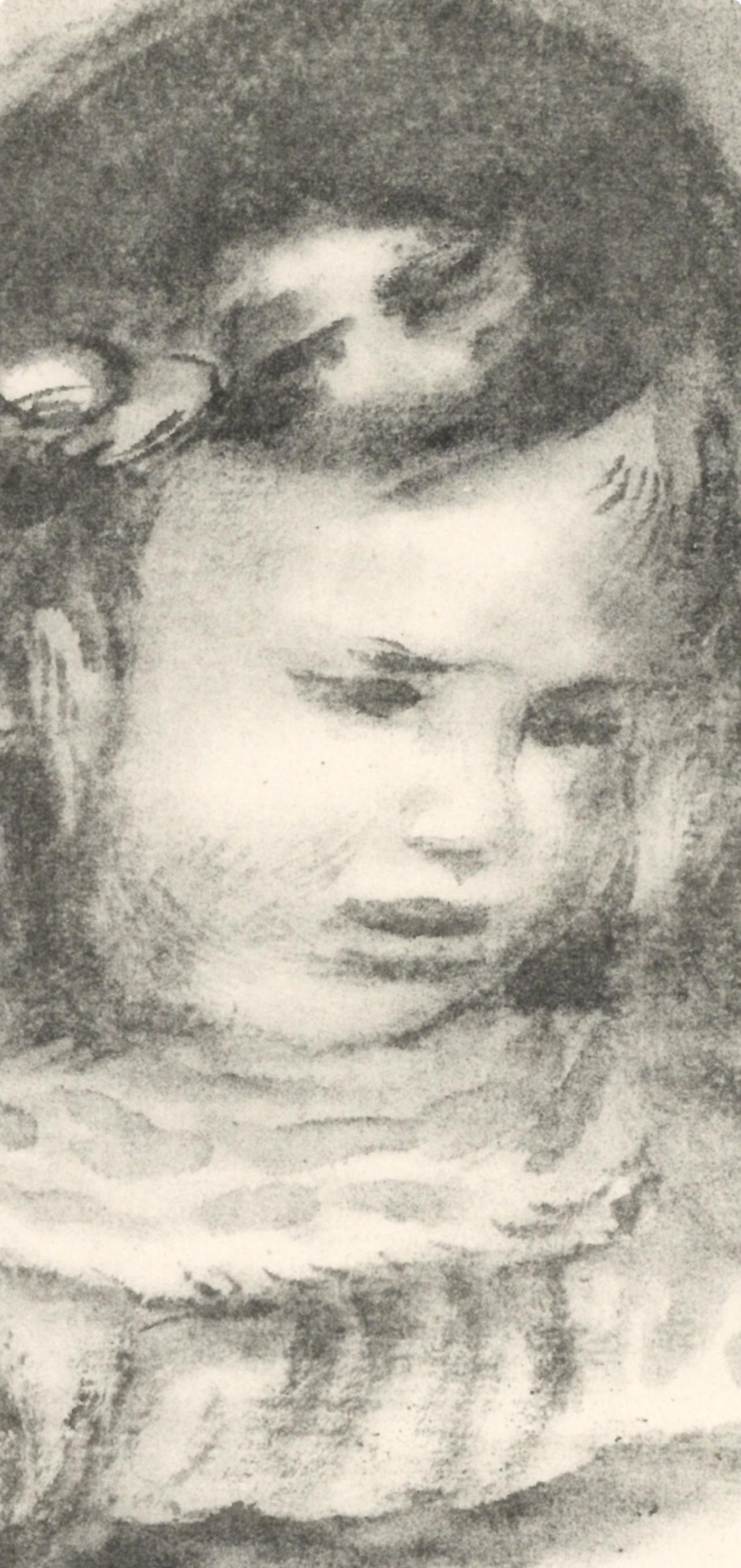 Renoir, Claude Renoir la tête baissée, Les Lithographies de Renoir (after) - Impressionist Print by Pierre-Auguste Renoir