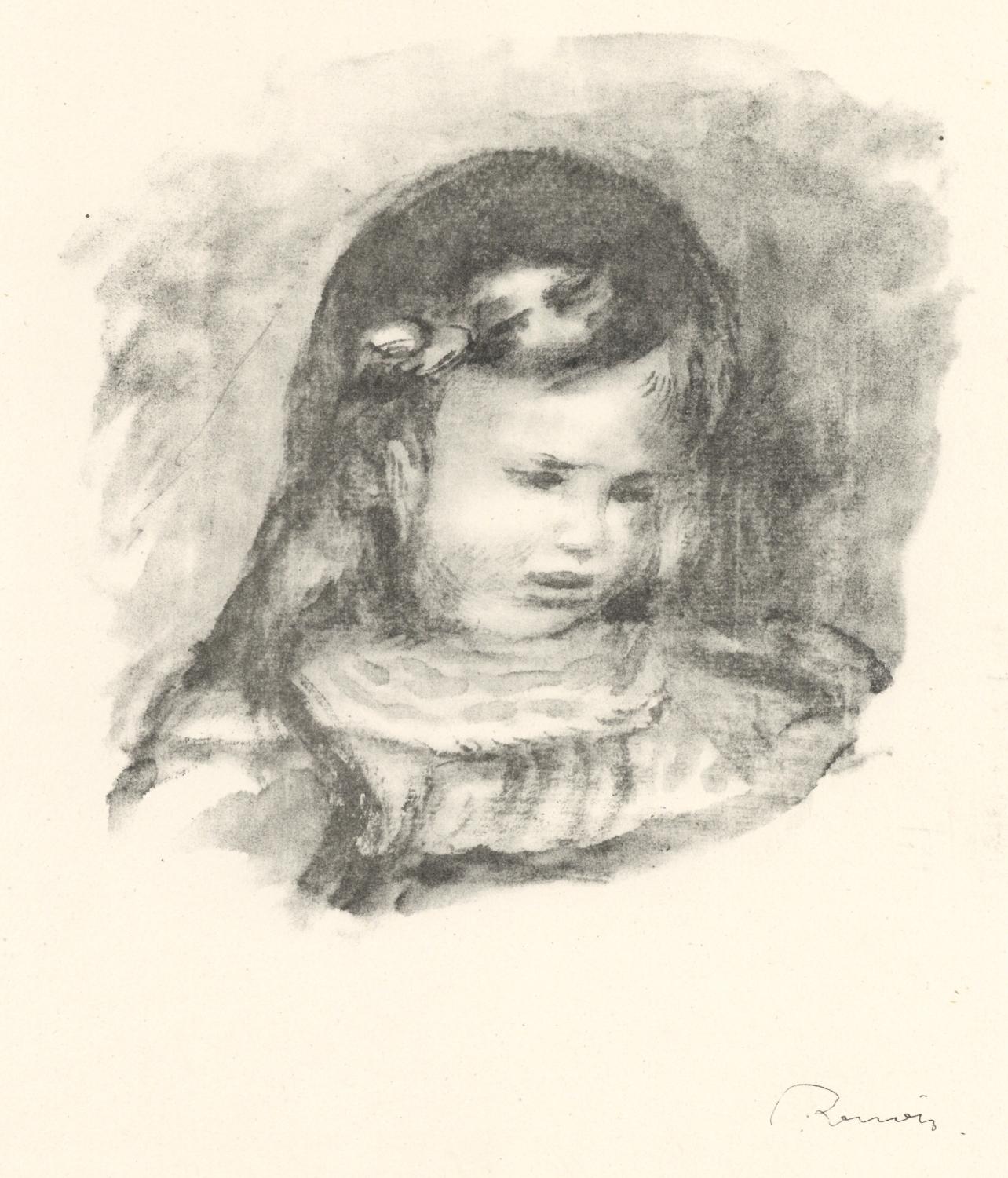 Renoir, Claude Renoir la tête baissée, Les Lithographies de Renoir (after)