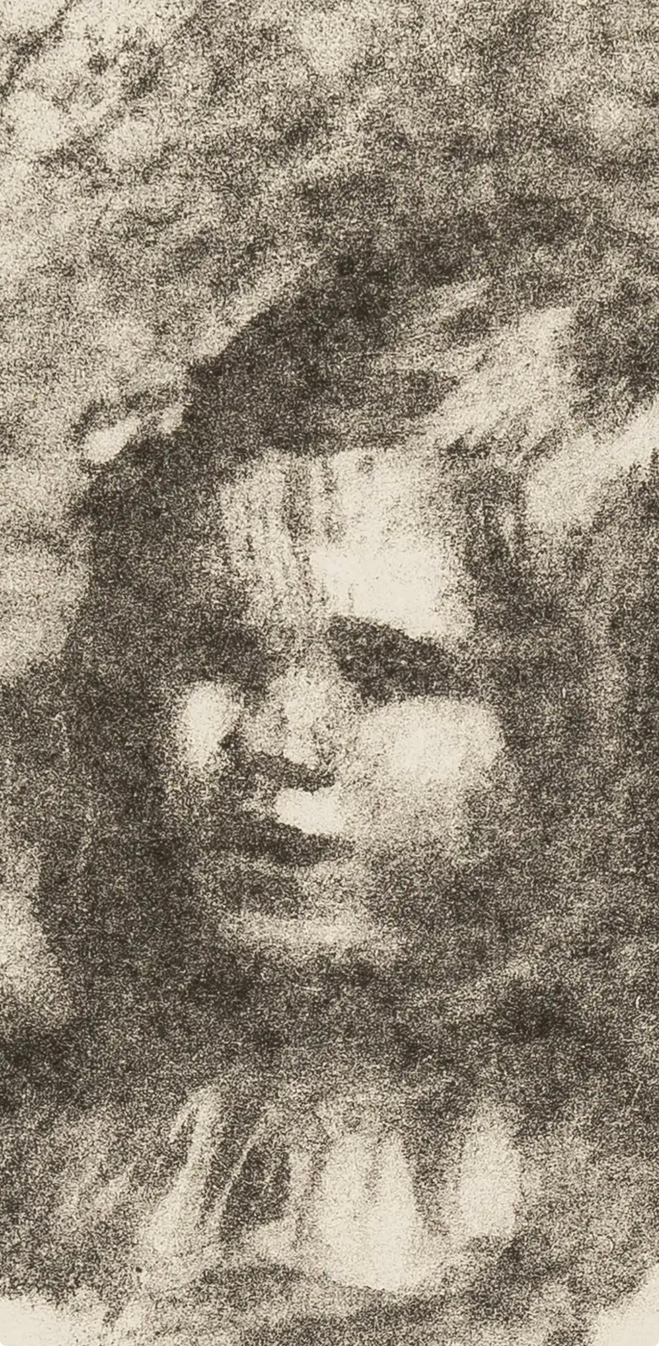 Renoir, Claude Renoir tourné a gauche, Les Lithographies de Renoir (after) - Beige Landscape Print by Pierre-Auguste Renoir