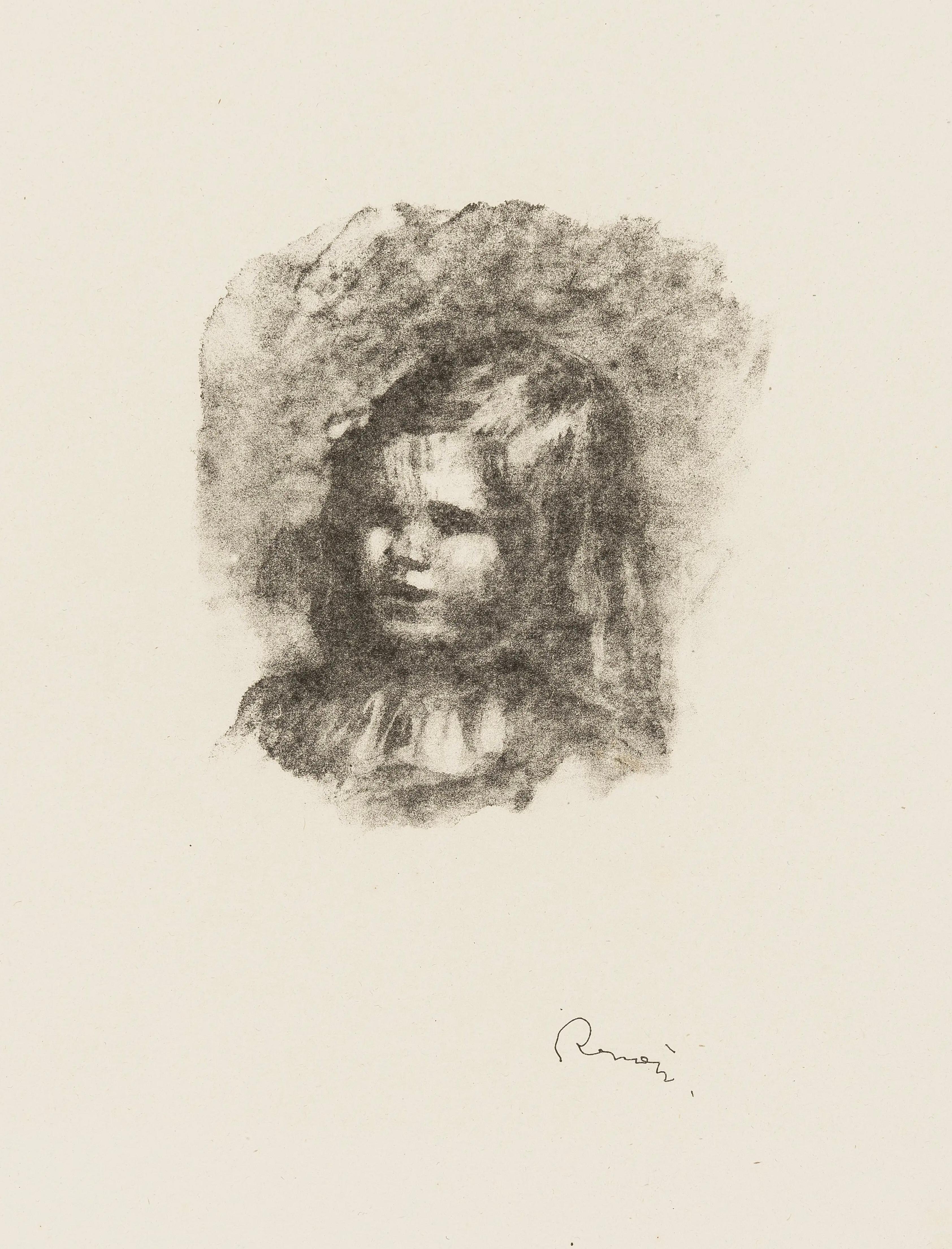 Lithograph on grand vélin Renage filigrané à la marque de l'éditeur paper. Inscription: Signed in the plate and unnumbered, as issued. Paper Size: 12.5 x 9.5 inches; image size: 10.24 x 7.87 inches. Notes: From the album, Les Lithographies de