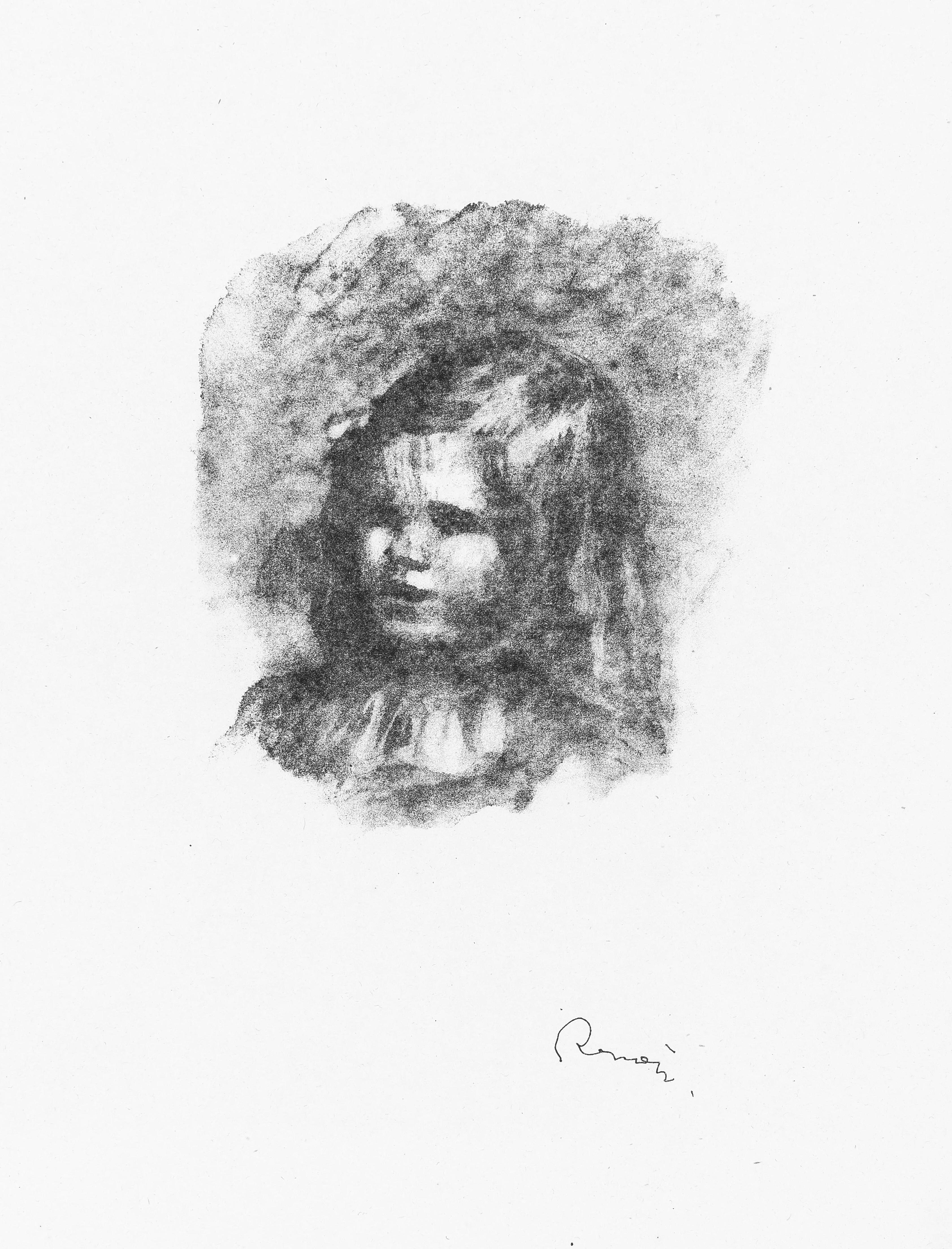 Lithograph on grand vélin Renage filigrané à la marque de l'éditeur paper. Inscription: Signed in the plate and unnumbered, as issued. Paper Size: 12.5 x 9.5 inches; image size: 10.24 x 7.87 inches. Notes: From the album, Les Lithographies de