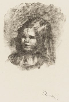 Renoir, Claude Renoir tourné a gauche, Les Lithographies de Renoir (after)