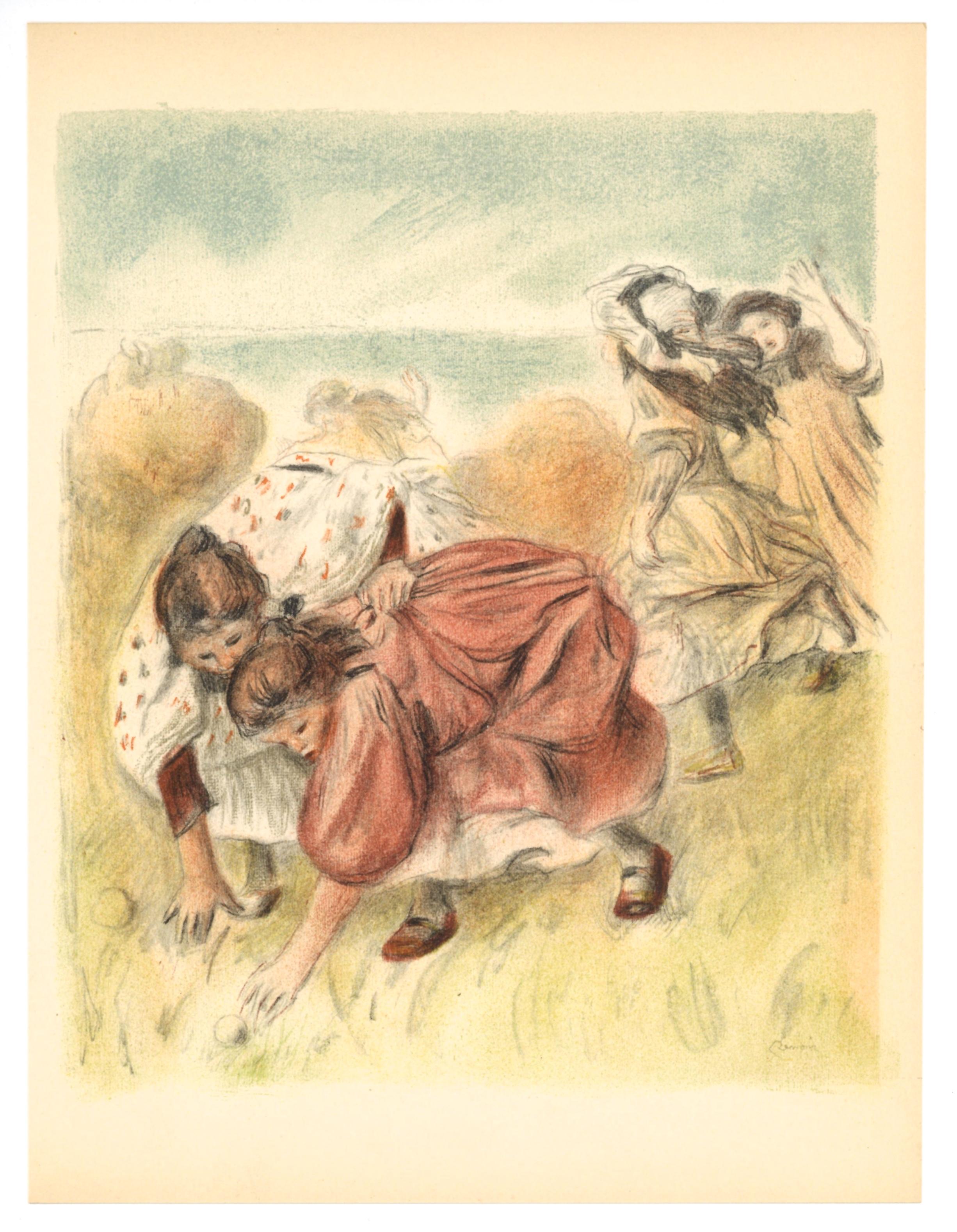 Medium: Lithograph on grand vélin Renage filigrané à la marque de l'éditeur paper.
Year: 1951
Paper Size: 12.5 x 9.5 inches; image size: 10.63 x 8.66 inches
Inscription: Signed in the plate and unnumbered, as issued
Notes: From the album, Les