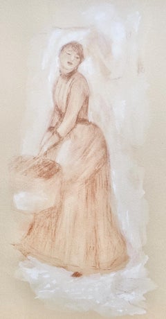 Renoir, Étude pour Les Parapluies, Seize Aquarelles et Sanguines (after)