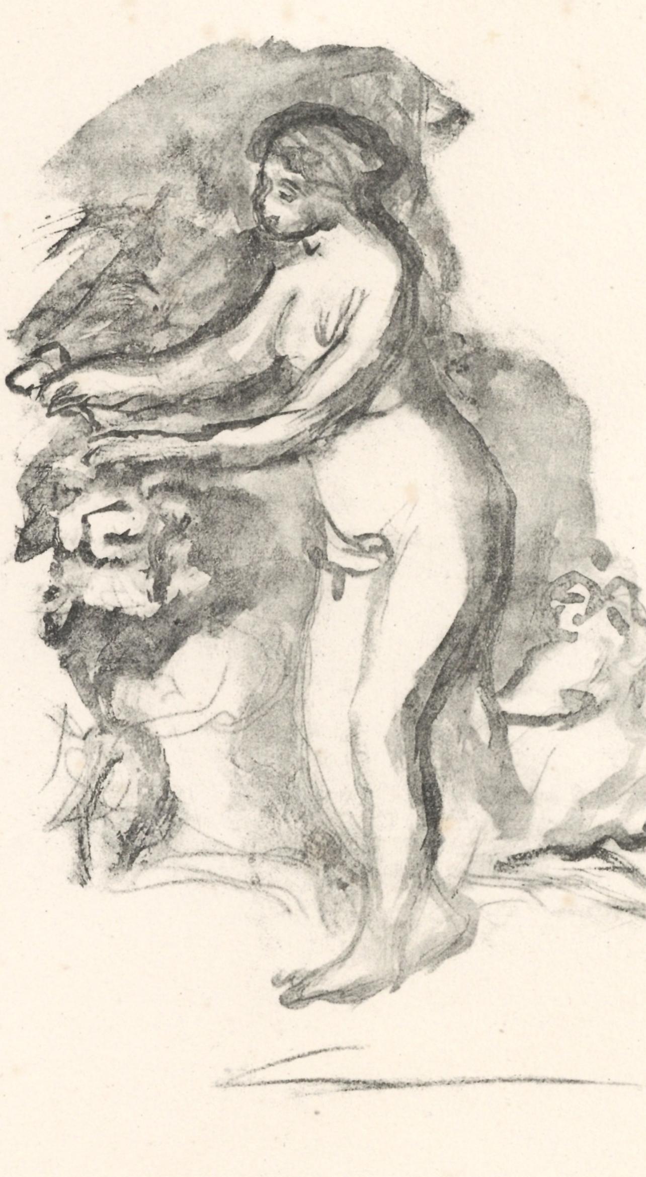 Renoir, Femme au cep de vigne, Les Lithographies de Renoir (after) - Print by Pierre-Auguste Renoir