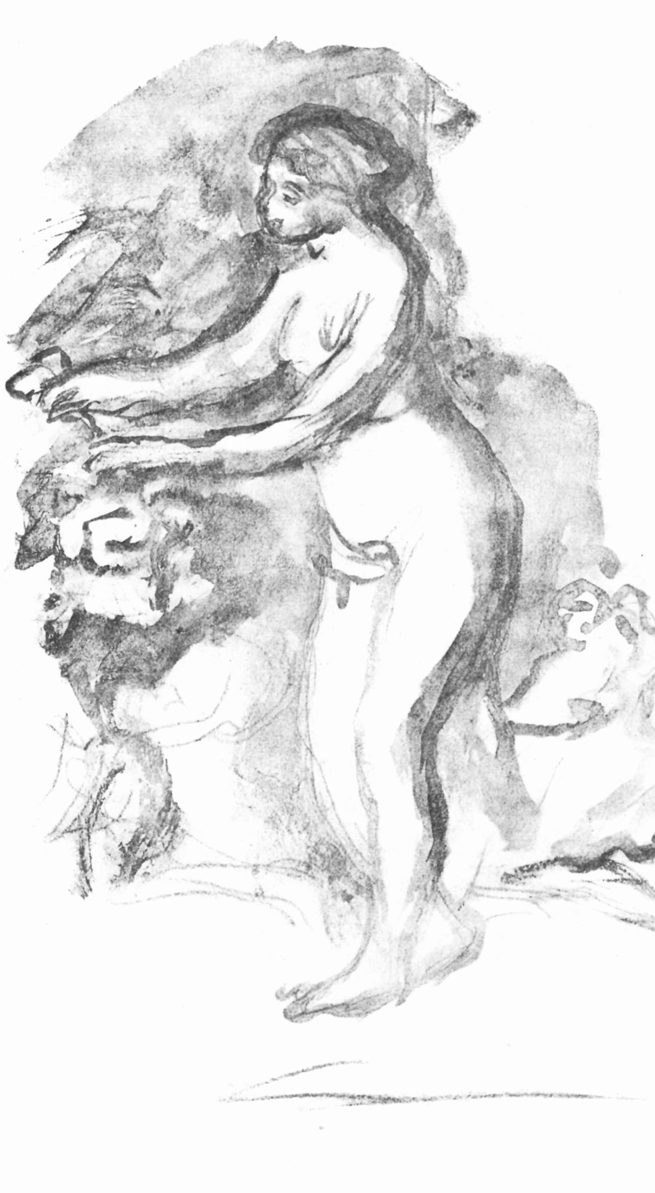 Renoir (tariff free*), Femme au cep de vigne (after) - Print by Pierre-Auguste Renoir