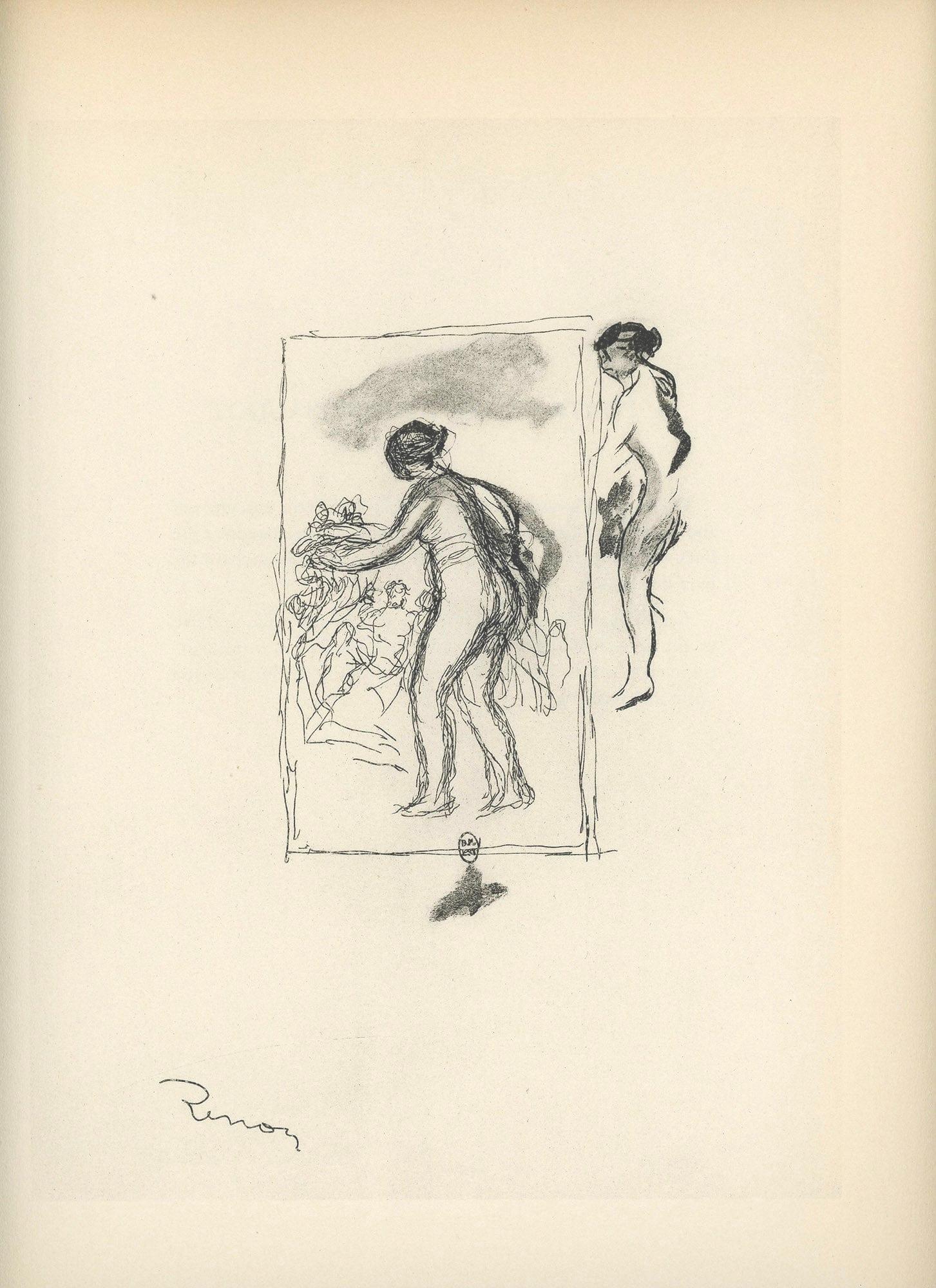 Renoir, Femme au cep de vigne, Les Lithographies de Renoir (après) en vente 1