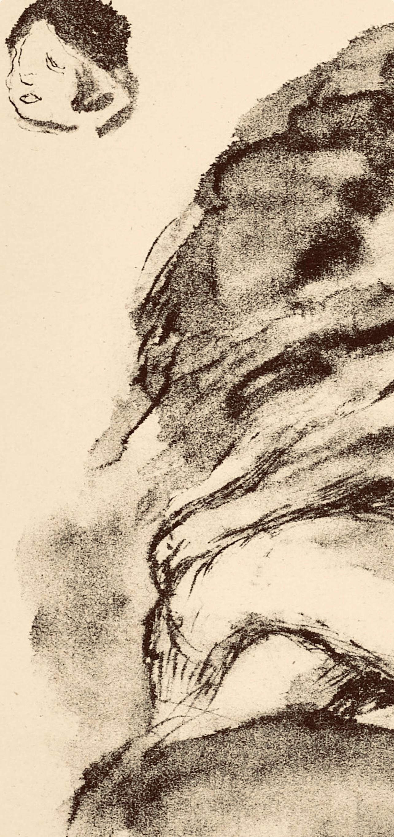 Renoir, Femme nue assisse, Les Lithographies de Renoir (after) - Impressionist Print by Pierre-Auguste Renoir
