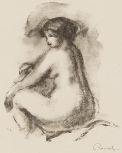 Renoir, Femme nue assisse, Les Lithographies de Renoir (after)
