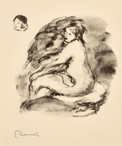 Renoir, Femme nue assisse, Les Lithographies de Renoir (after)