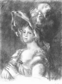 Renoir, Jeune femme en buste, Les Lithographies de Renoir (nach)
