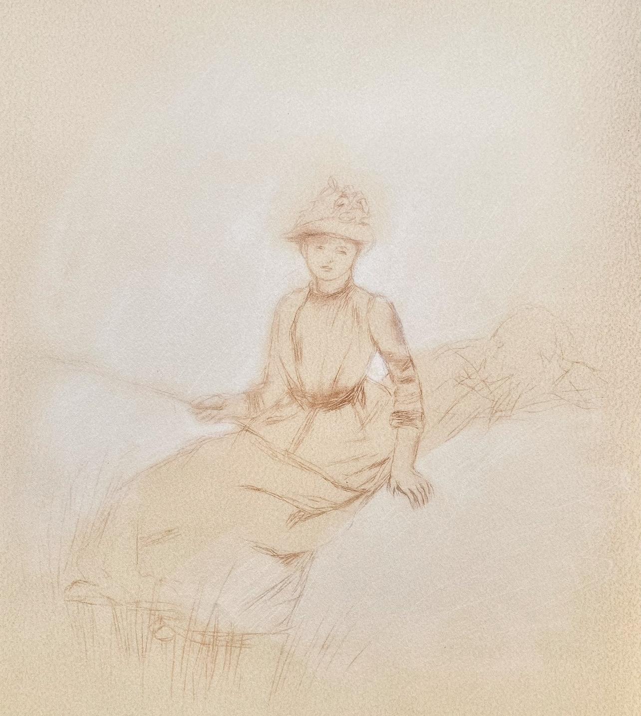 Renoir, La pêche à la ligne, Seize Aquarelles et Sanguines de Renoir (d'après)