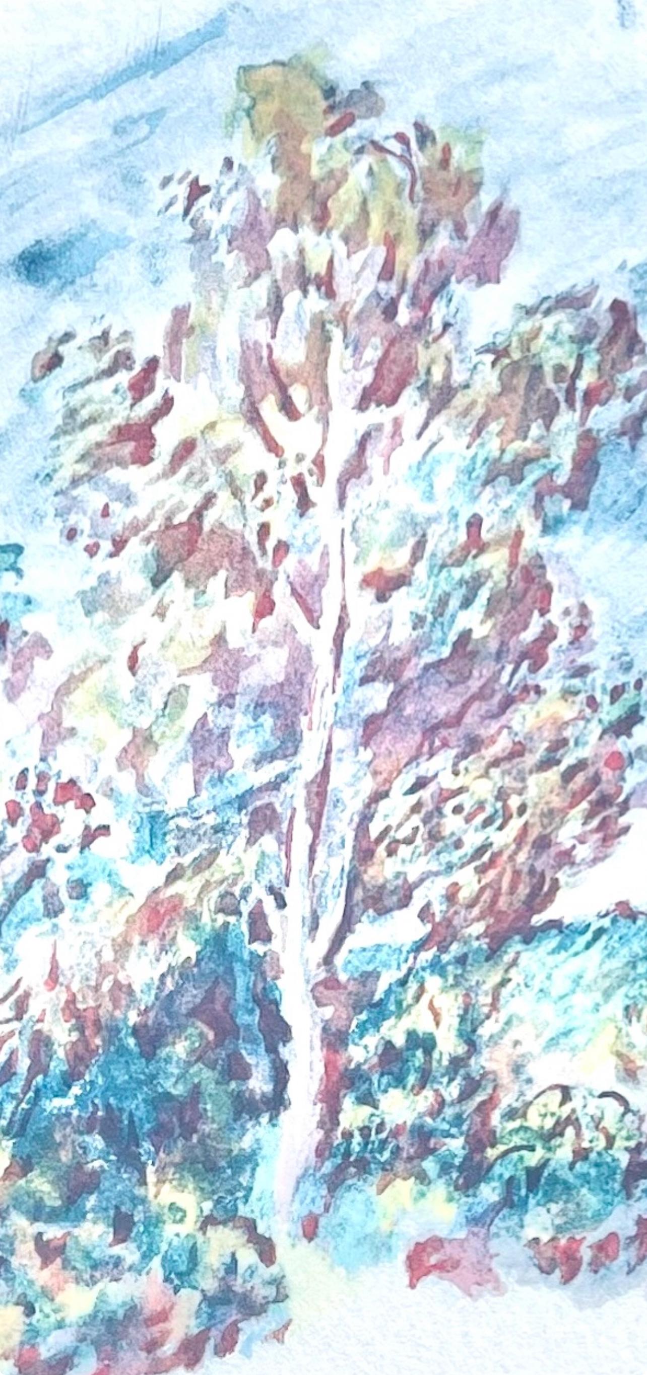 Renoir, L'arbre roux, Seize Aquarelles et Sanguines de Renoir (dopo) - Print di Pierre-Auguste Renoir