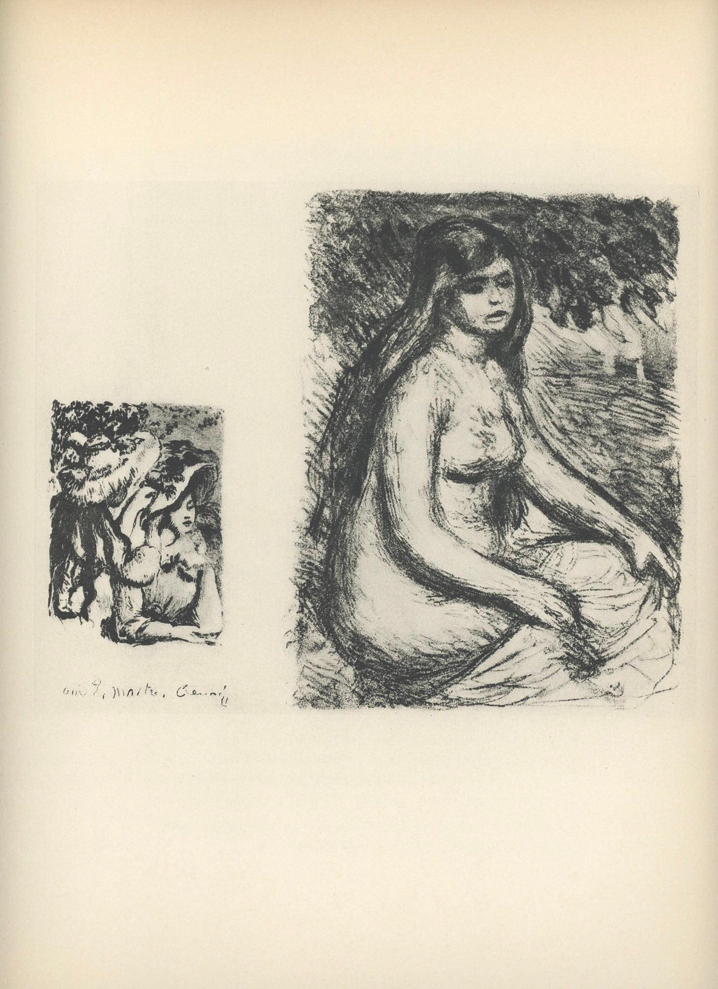 Medium: Lithograph on grand vélin Renage filigrané à la marque de l'éditeur paper.
Year: 1951
Paper Size: 12.5 x 9.5 inches; image size: 6.3 x 7.87 inches
Inscription: Unsigned and unnumbered, as issued
Notes: From the album, Les Lithographies de