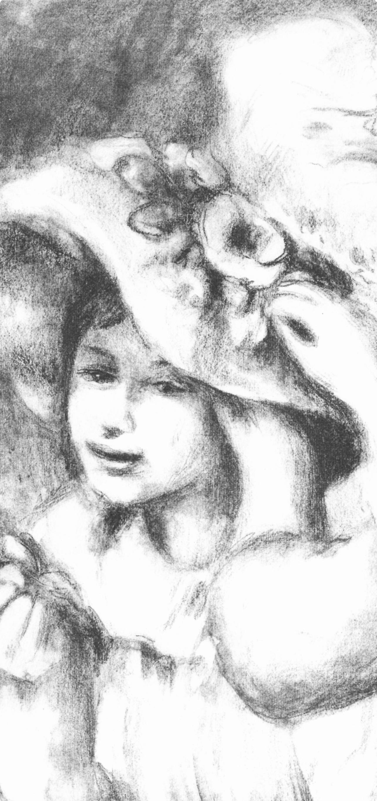 Renoir (tariff free*), Le chapeau épinglé, état du noir (after) - Print by Pierre-Auguste Renoir