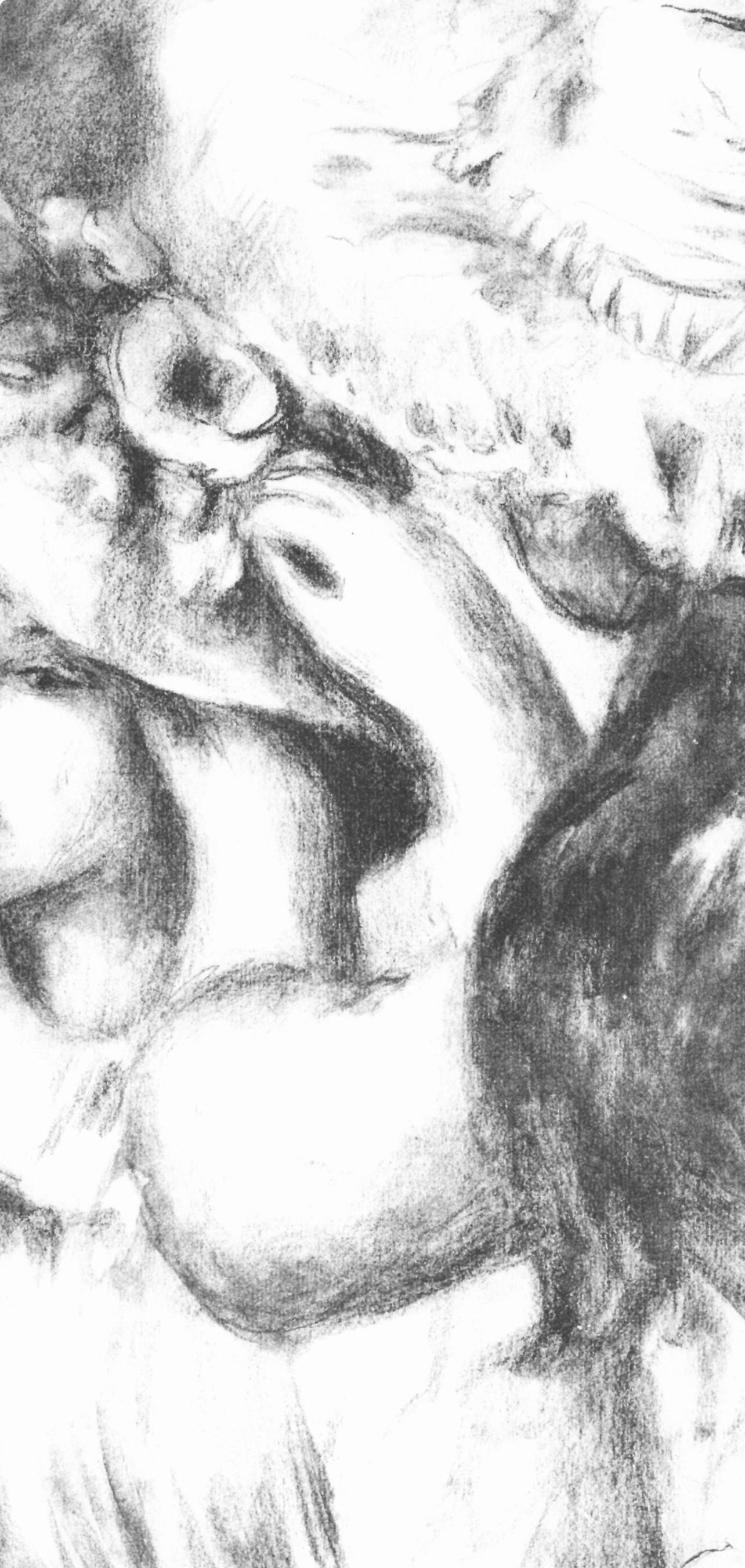 Renoir (tariff free*), Le chapeau épinglé, état du noir (after) - Impressionist Print by Pierre-Auguste Renoir