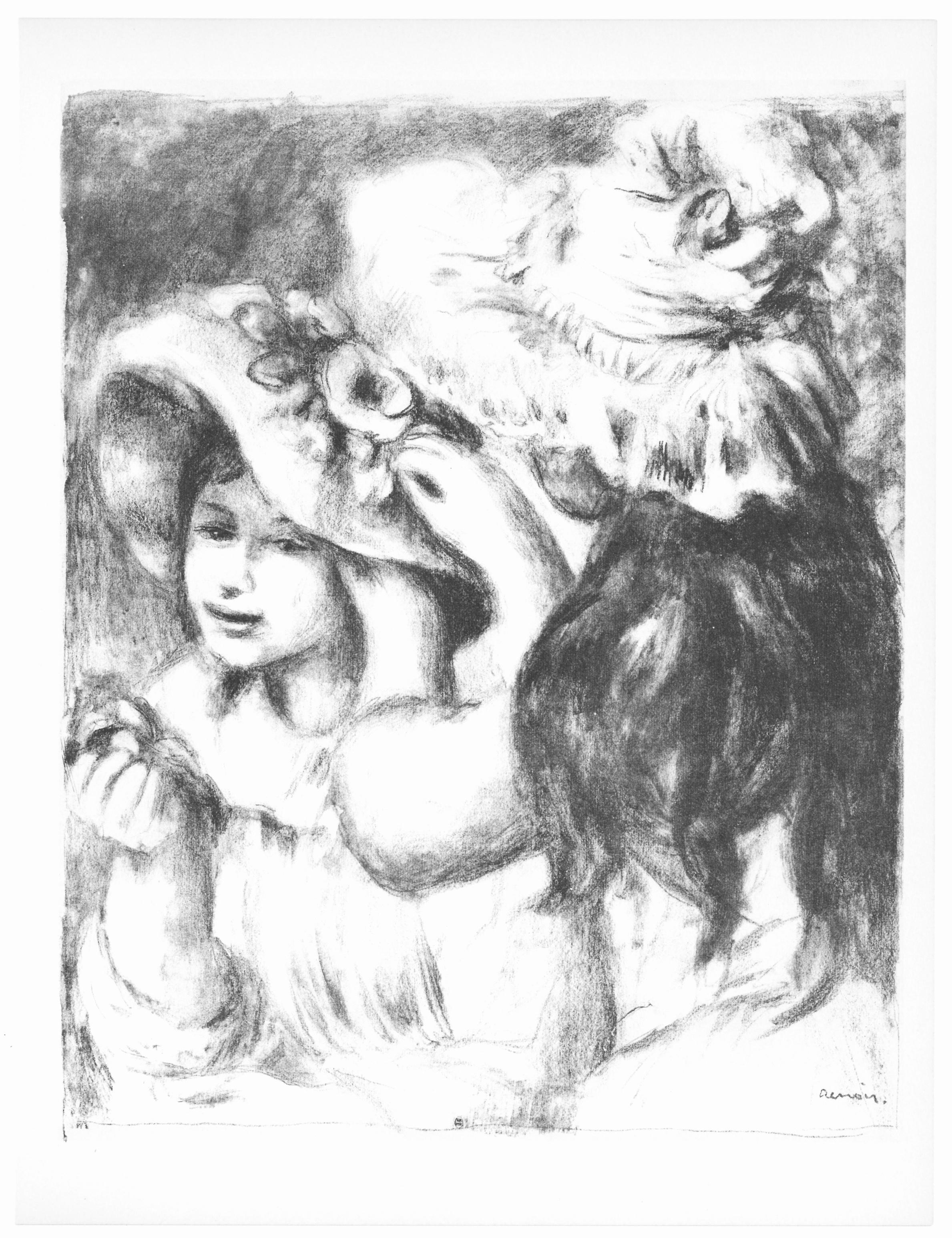 Lithograph on grand vélin Renage filigrané à la marque de l'éditeur paper. Inscription: Signed in the plate and unnumbered, as issued. Paper Size: 12.5 x 9.5 inches; image size: 11.02 x 8.66 inches. Notes: From the album, Les Lithographies de