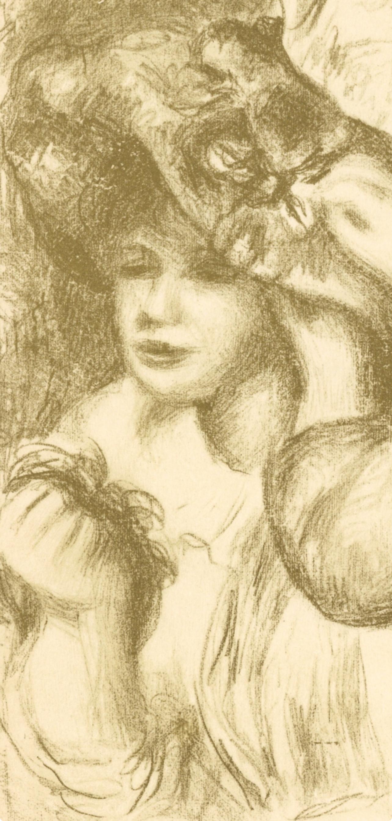 Renoir, Le chapeau épinglé, Les Lithographies de Renoir (after) - Print by Pierre-Auguste Renoir