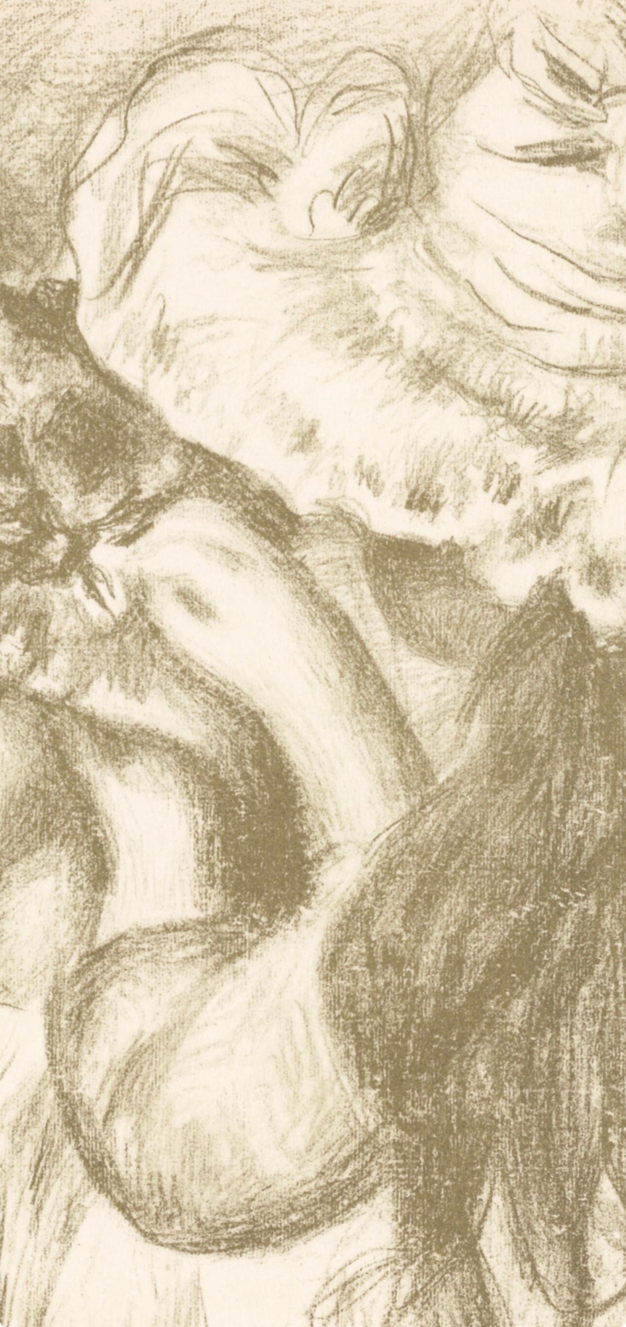 Renoir (tariff free*), Le chapeau épinglé, Les Lithographies de Renoir (after) - Impressionist Print by Pierre-Auguste Renoir