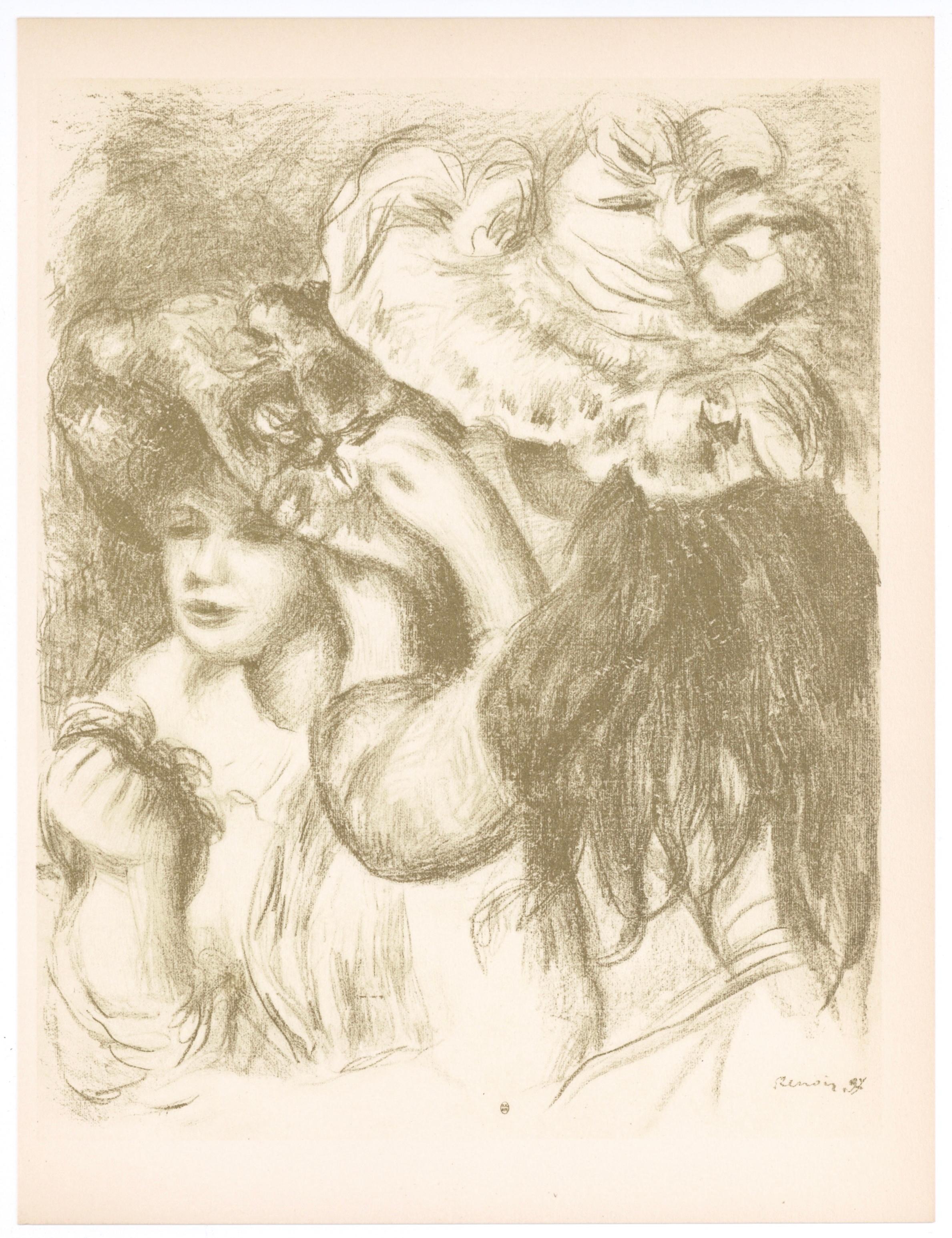 Lithograph on grand vélin Renage filigrané à la marque de l'éditeur paper. Inscription: Signed in the plate and unnumbered, as issued. Paper Size: 12.5 x 9.5 inches; image size: 11.02 x 8.66 inches. Notes: From the album, Les Lithographies de