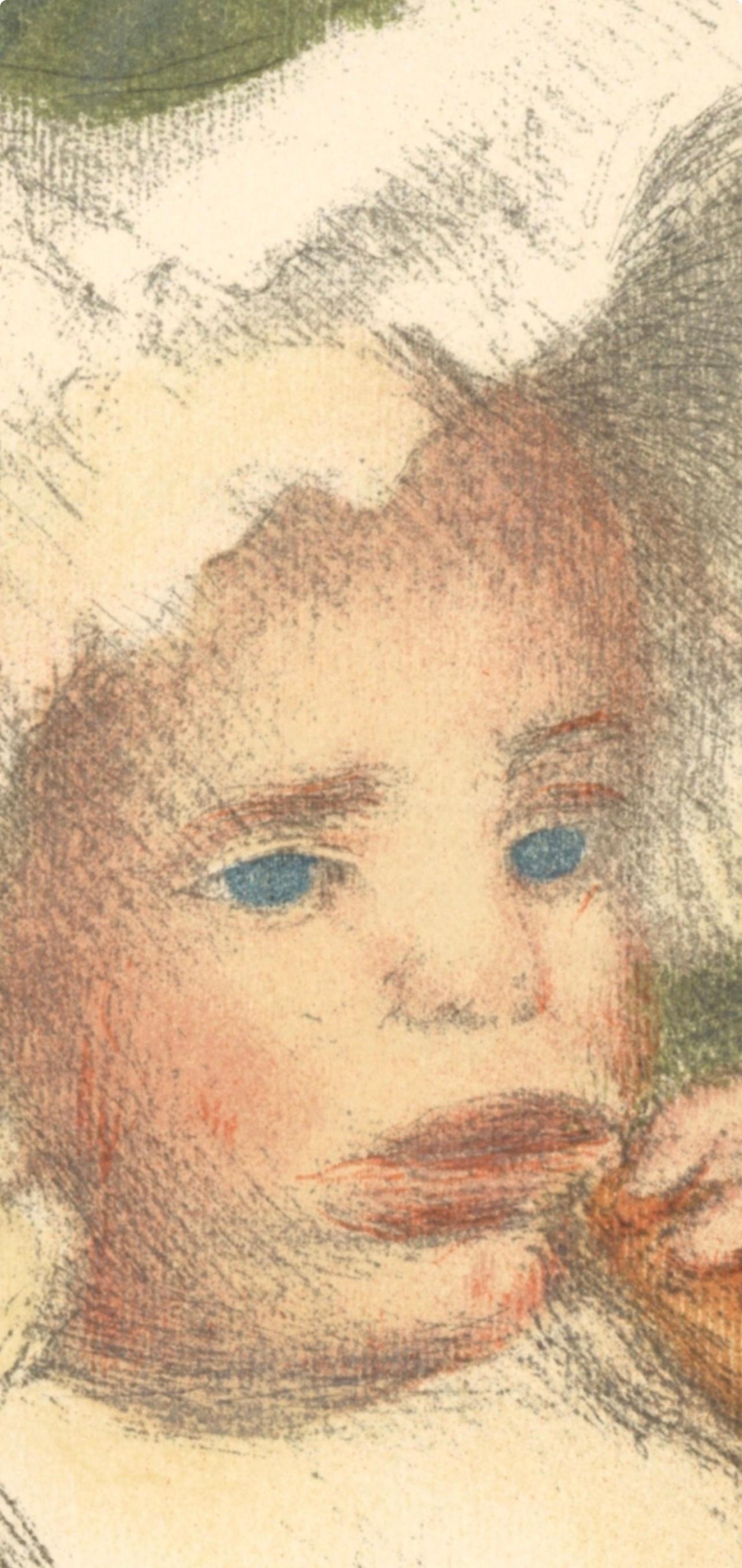 Lithographie auf Grand Vélin Renage filigrané à la marque de l'éditeur Papier. Beschriftung: In der Platte signiert und nicht nummeriert, wie ausgegeben. Papiergröße: 12,5 x 9,5 Zoll; Bildgröße: 11,02 x 8,66 Zoll. Anmerkungen: Aus dem Album, Les
