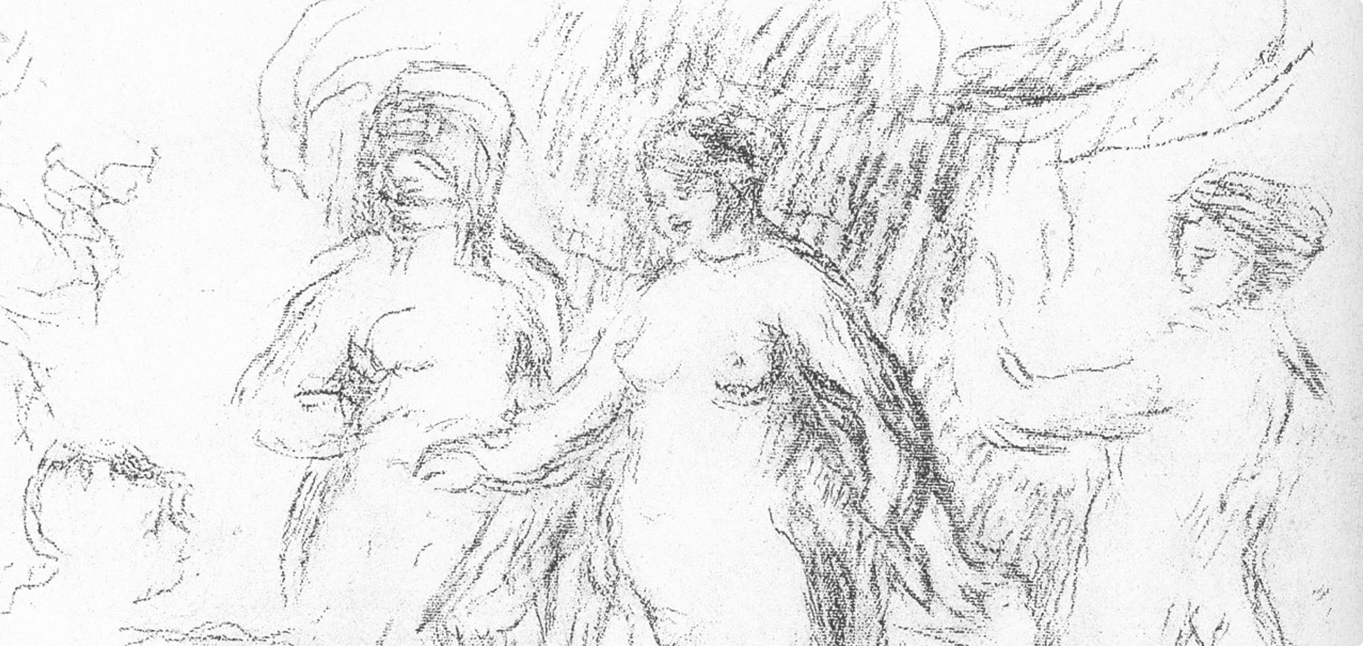 Renoir (tariff free*), Les Baigneuses, Les Lithographies de Renoir (after) - Beige Figurative Print by Pierre-Auguste Renoir