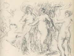 Vintage Renoir, Les Baigneuses, Les Lithographies de Renoir (after)