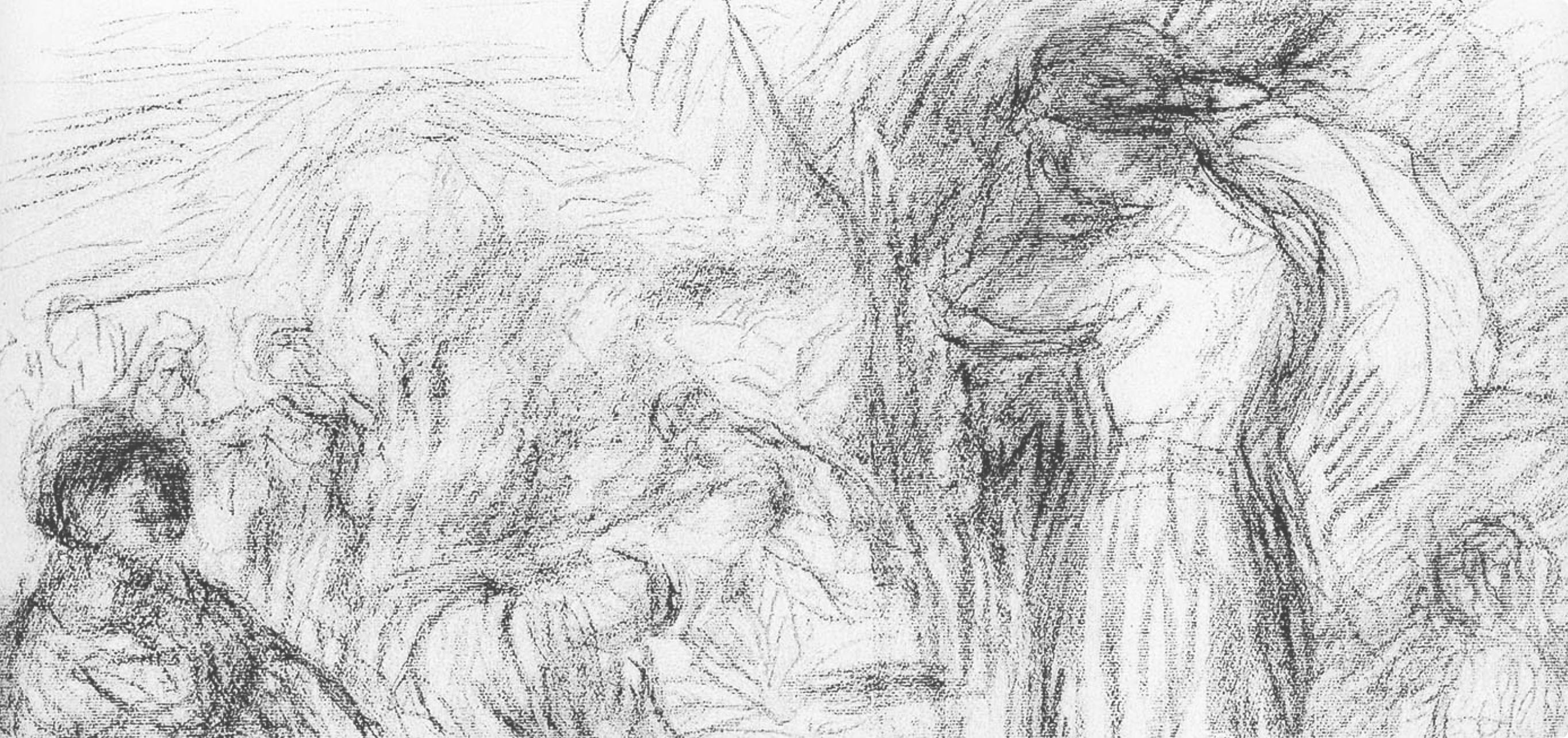 Renoir (tariff free*), Les Laveuses, Les Lithographies de Renoir (after) - Print by Pierre-Auguste Renoir