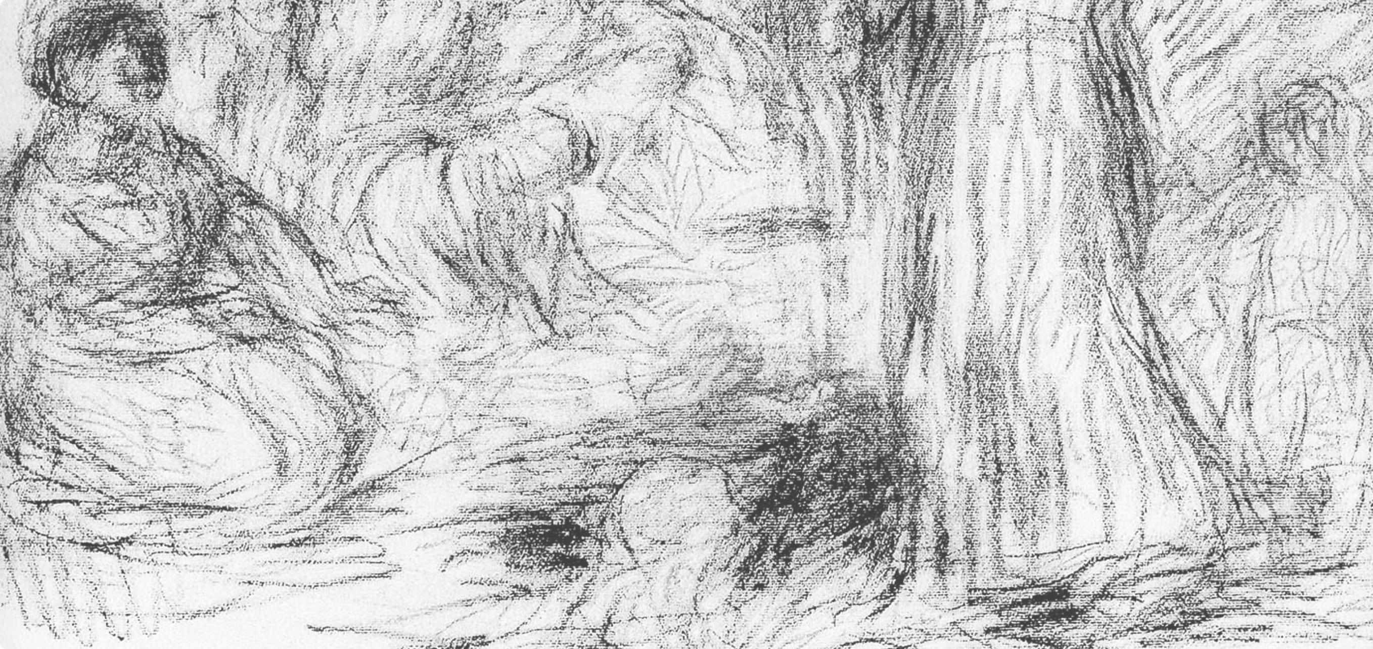 Renoir (tariff free*), Les Laveuses, Les Lithographies de Renoir (after) - Impressionist Print by Pierre-Auguste Renoir