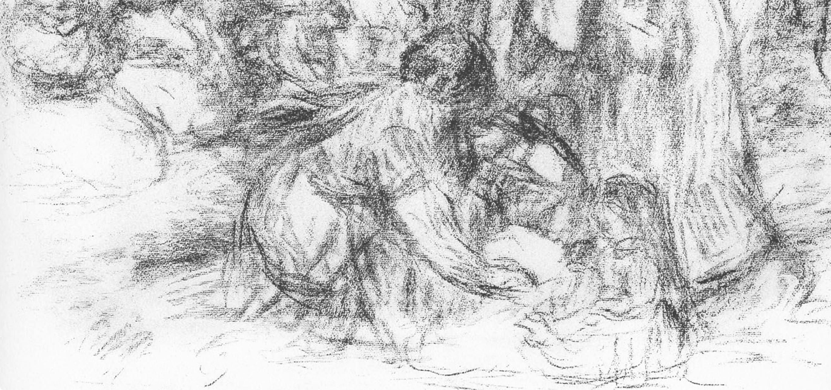 Renoir (tariff free*), Les Laveuses, Les Lithographies de Renoir (after) - Impressionist Print by Pierre-Auguste Renoir